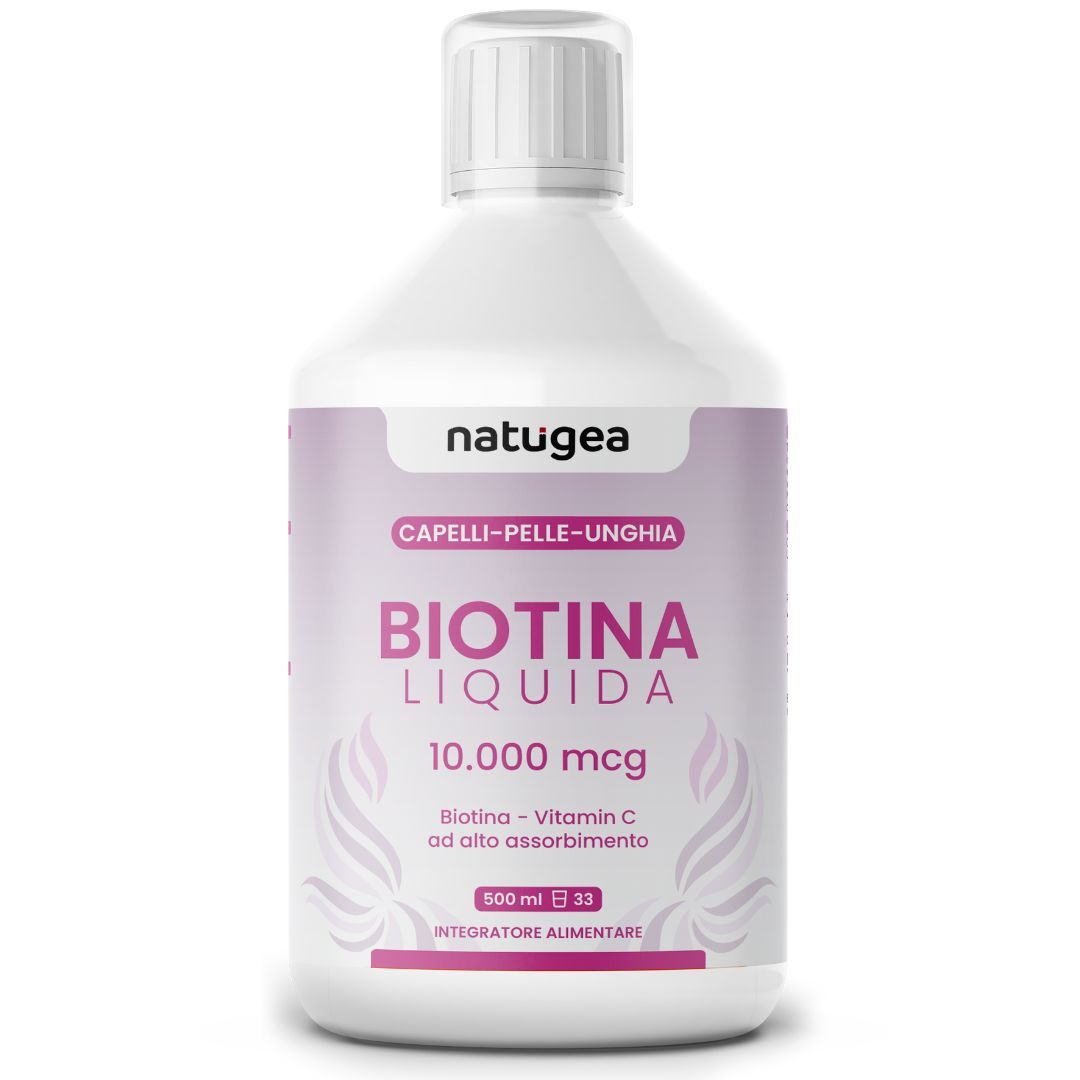 Biotina Liquida 10.000 mcg e Vitamina C - natugea®
