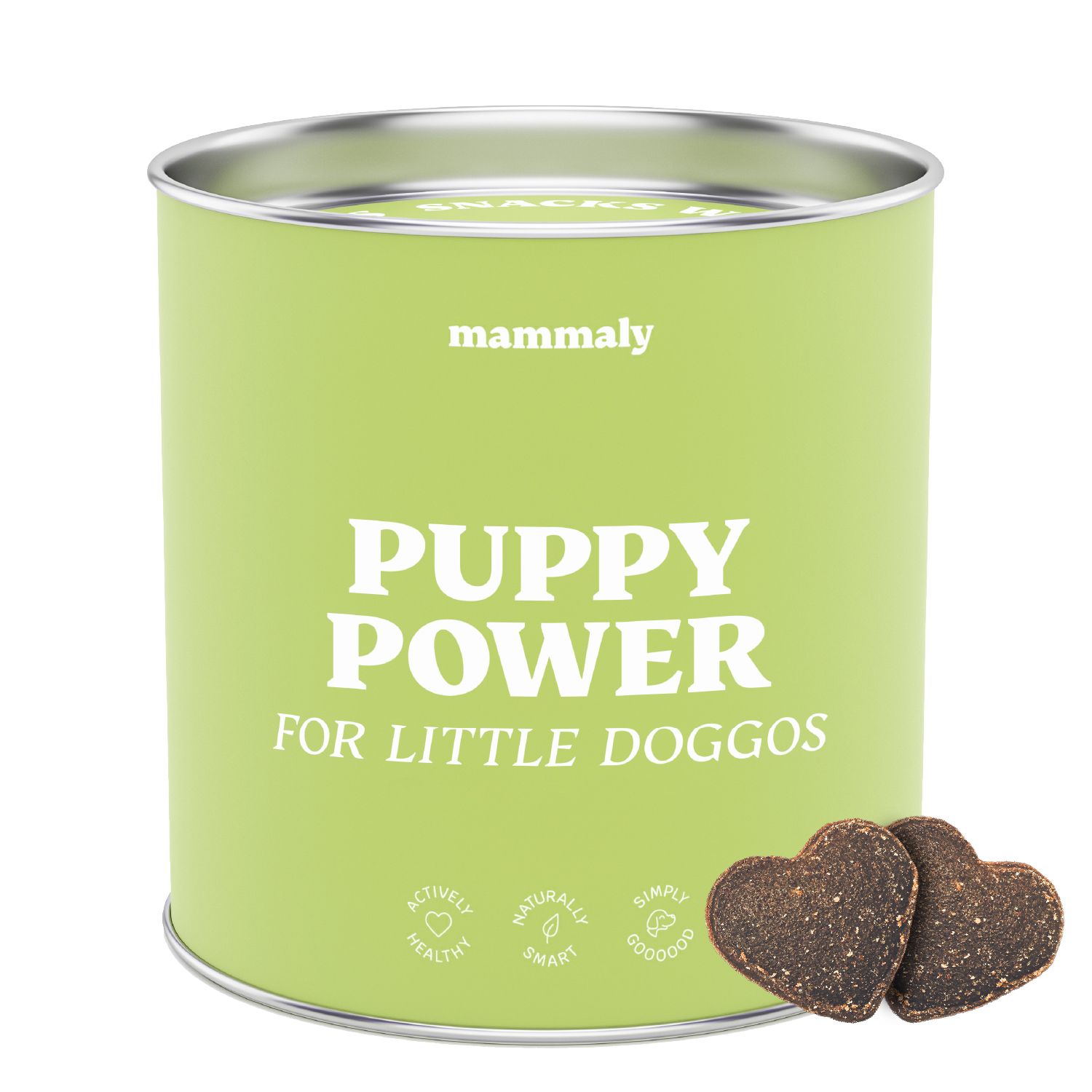 mammaly Puppy Power Welpen Leckerlies, aus natürlichen Zutaten, für gesundes Wachstum