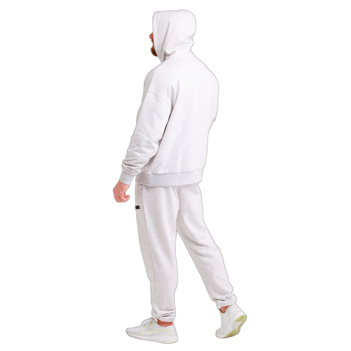 GymBeam Jogginghose Herren Regular Fit mit Gummizug und Taschen Unity Grau