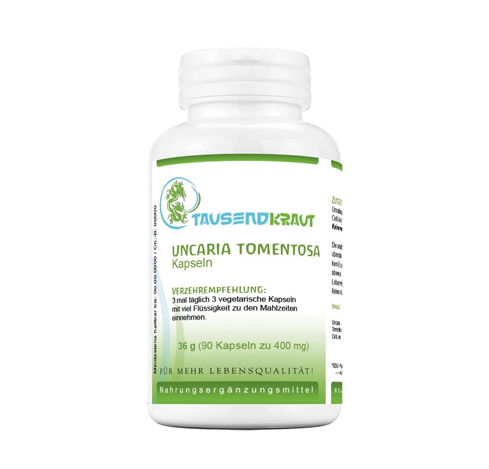 Tausendkraut Una de Gato - Uncaria tomentosa Kapseln 0,036 kg