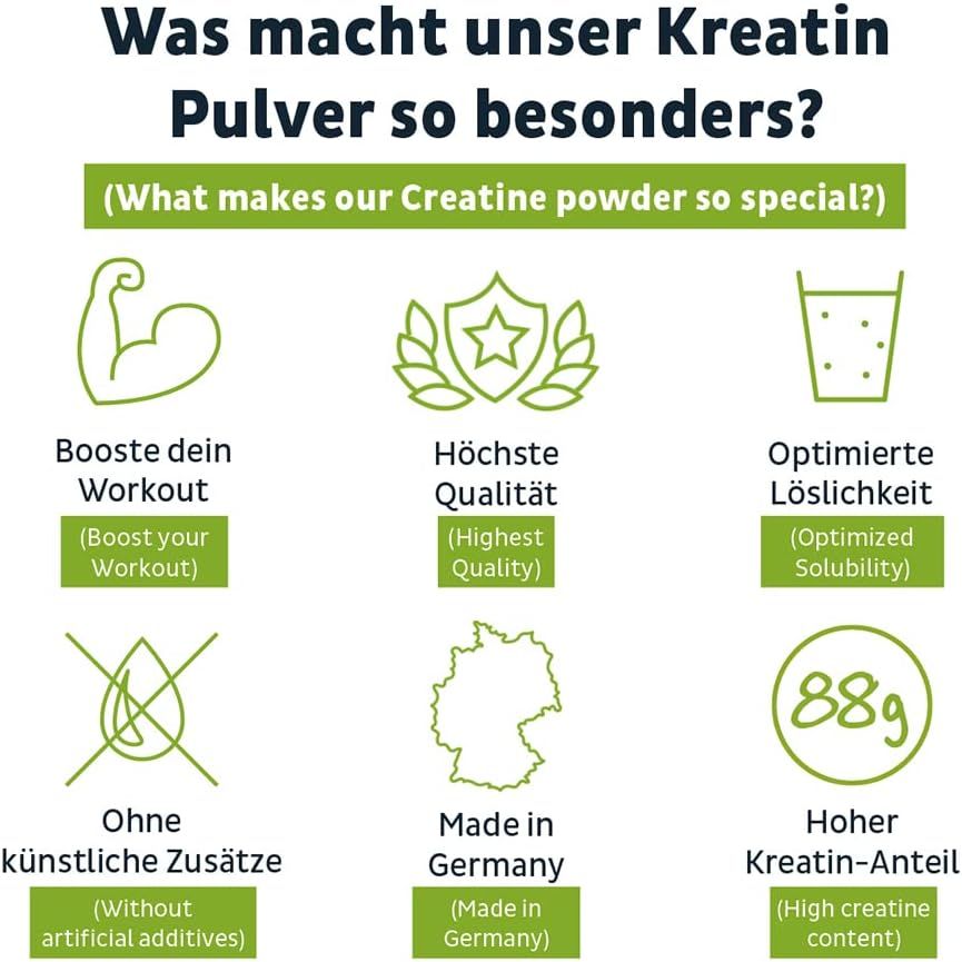 FAIRNATURAL Kreatin Pulver Monohydrat