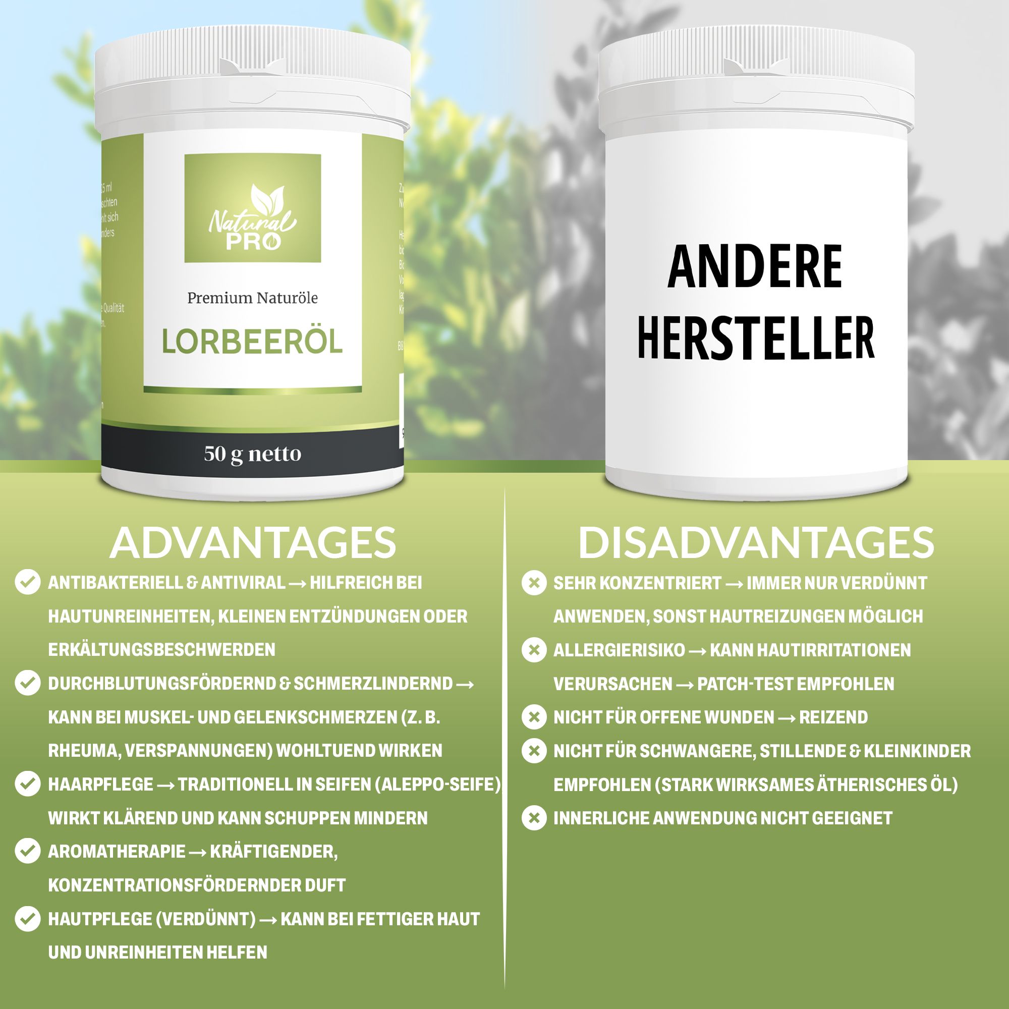 Natural Pro | Lorbeeröl