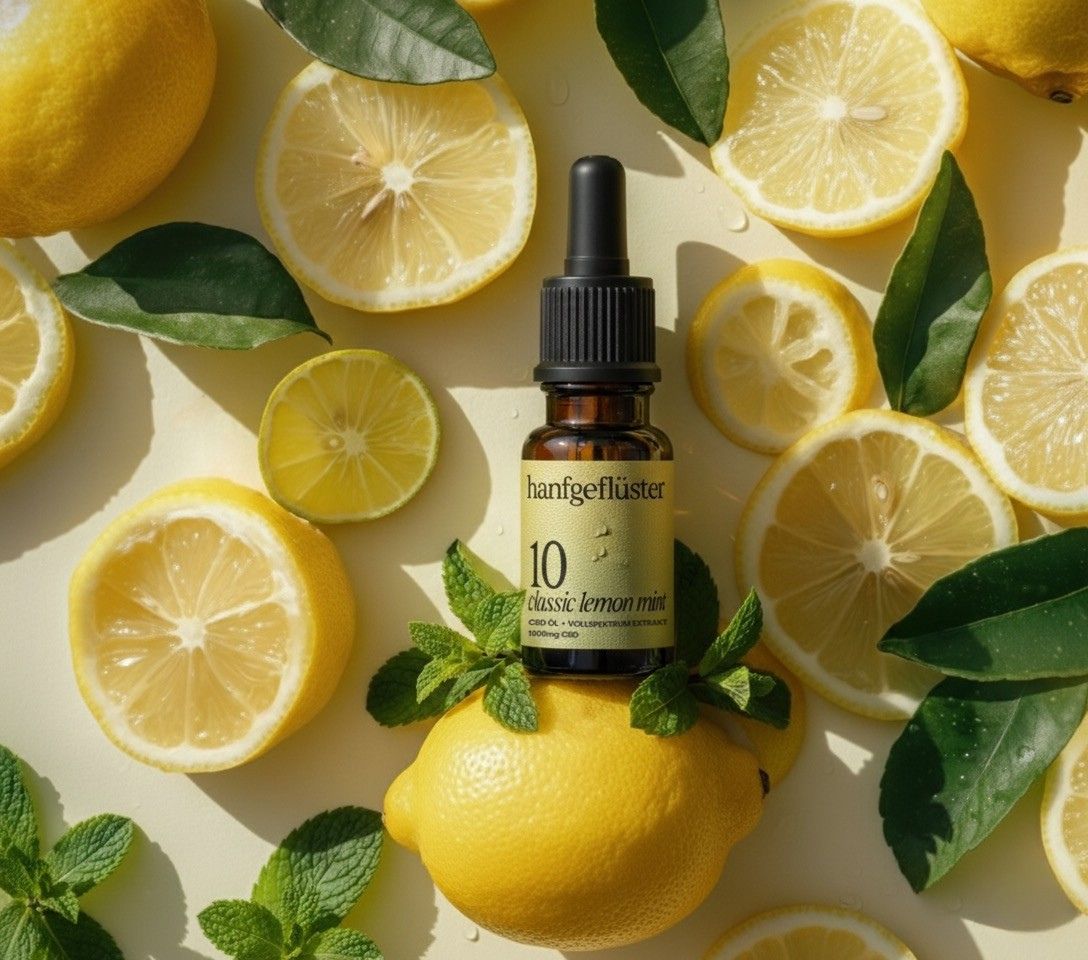 HANFGEFLÜSTER Lemon Mint Vollspektrum CBD Öl 10%