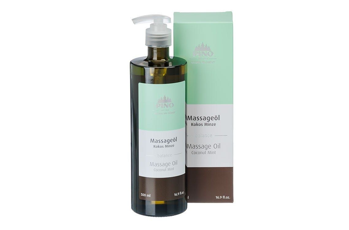 Pino Massageöl Kokos Minze 100% Naturrein