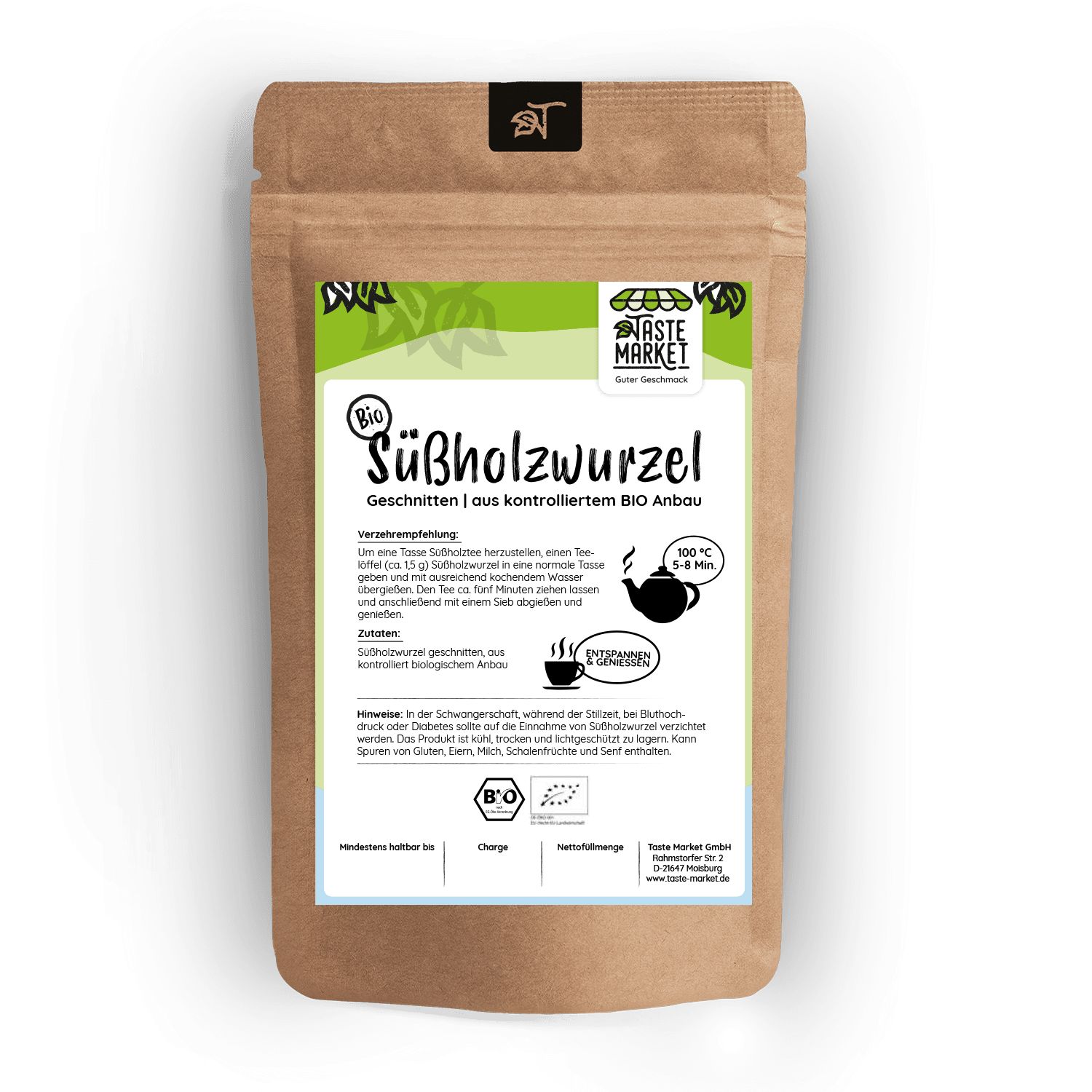 Taste Market BIO Süßholzwurzel