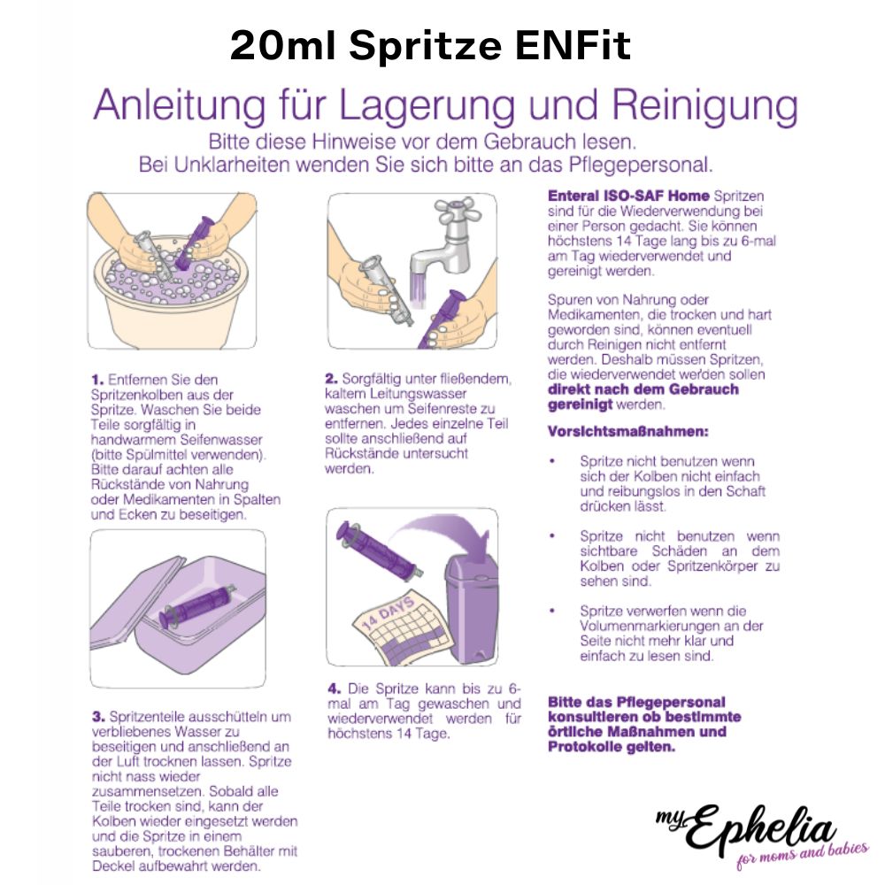 myEphelia Ernährungssonde zum Zufüttern von Muttermilch