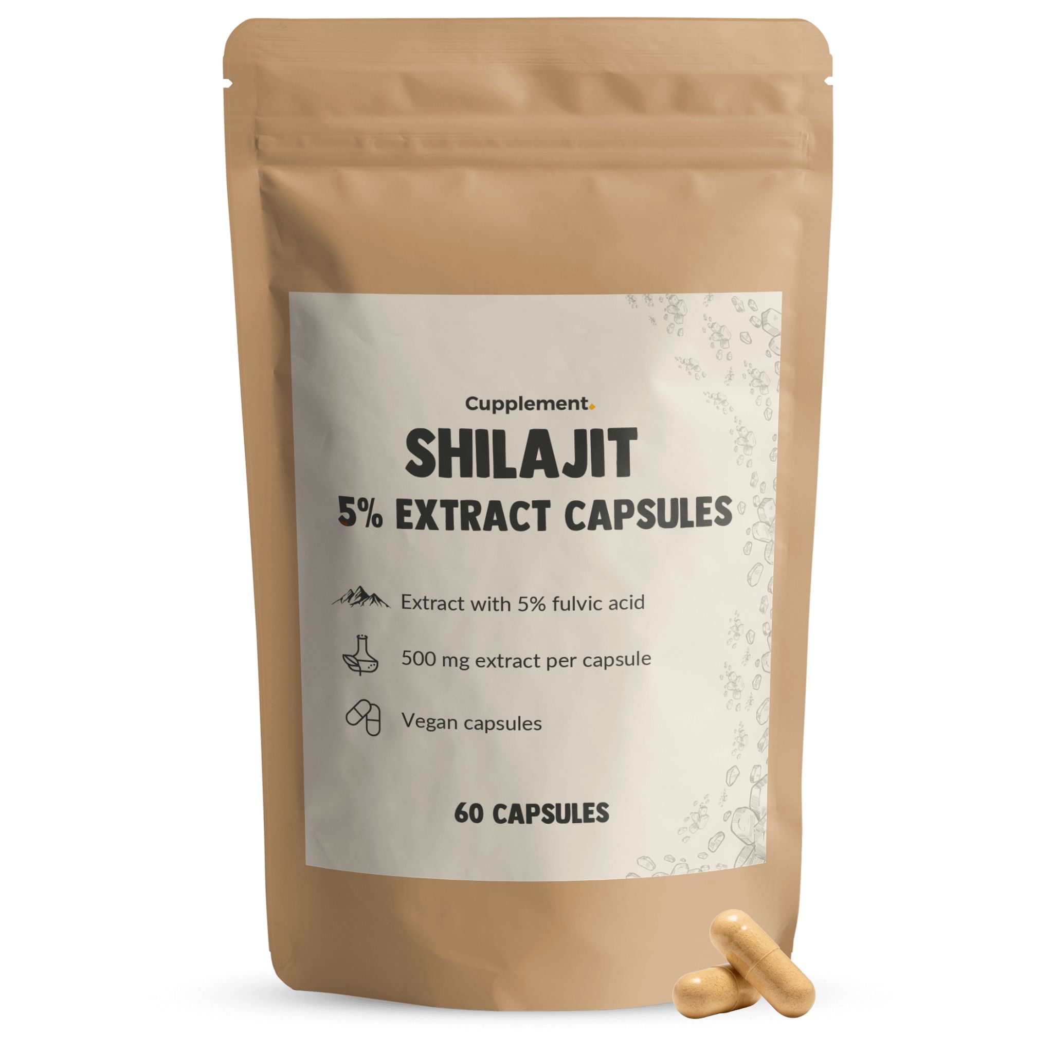 Cupplement® - Shilajit Extrakt Kapseln 500 mg 60 St