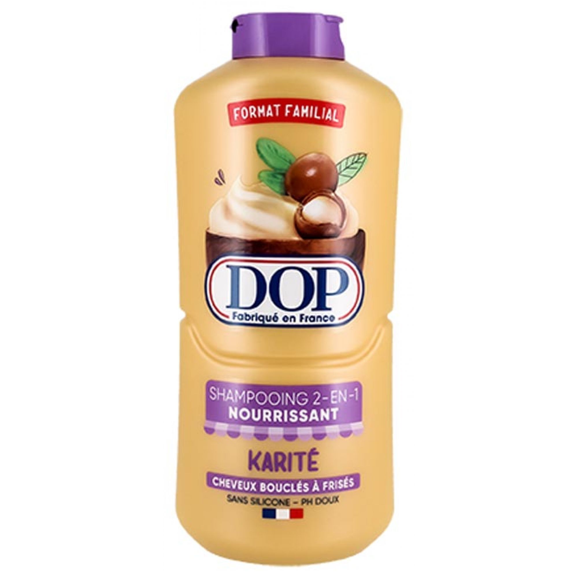 Dop 2in1 Pflegendes Shampoo mit Sheabutter für lockiges bis krauses Haar 8x5,5x19,7 cm