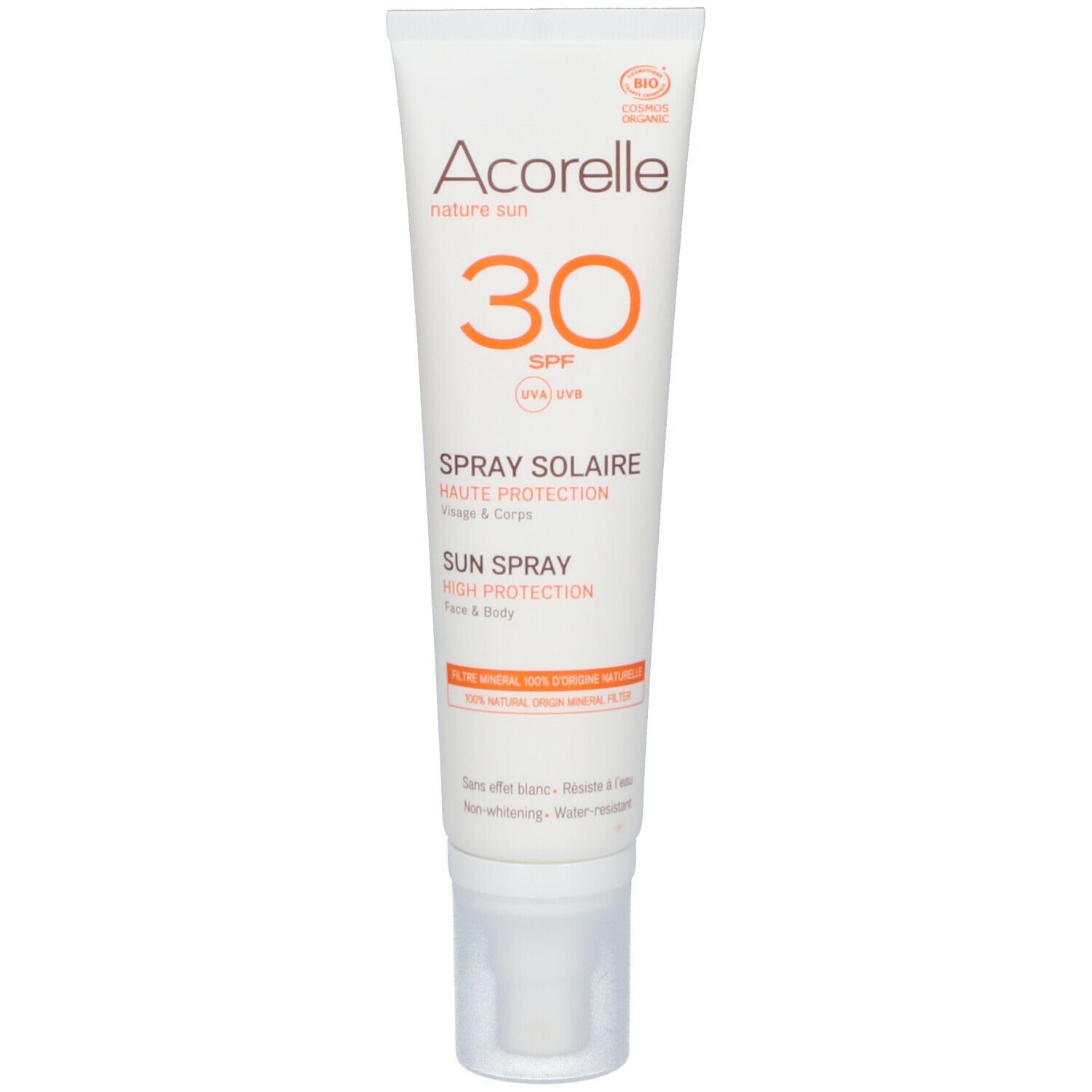 Acorelle Nature Sun Spray Solaire Certifié BIO Spf30
