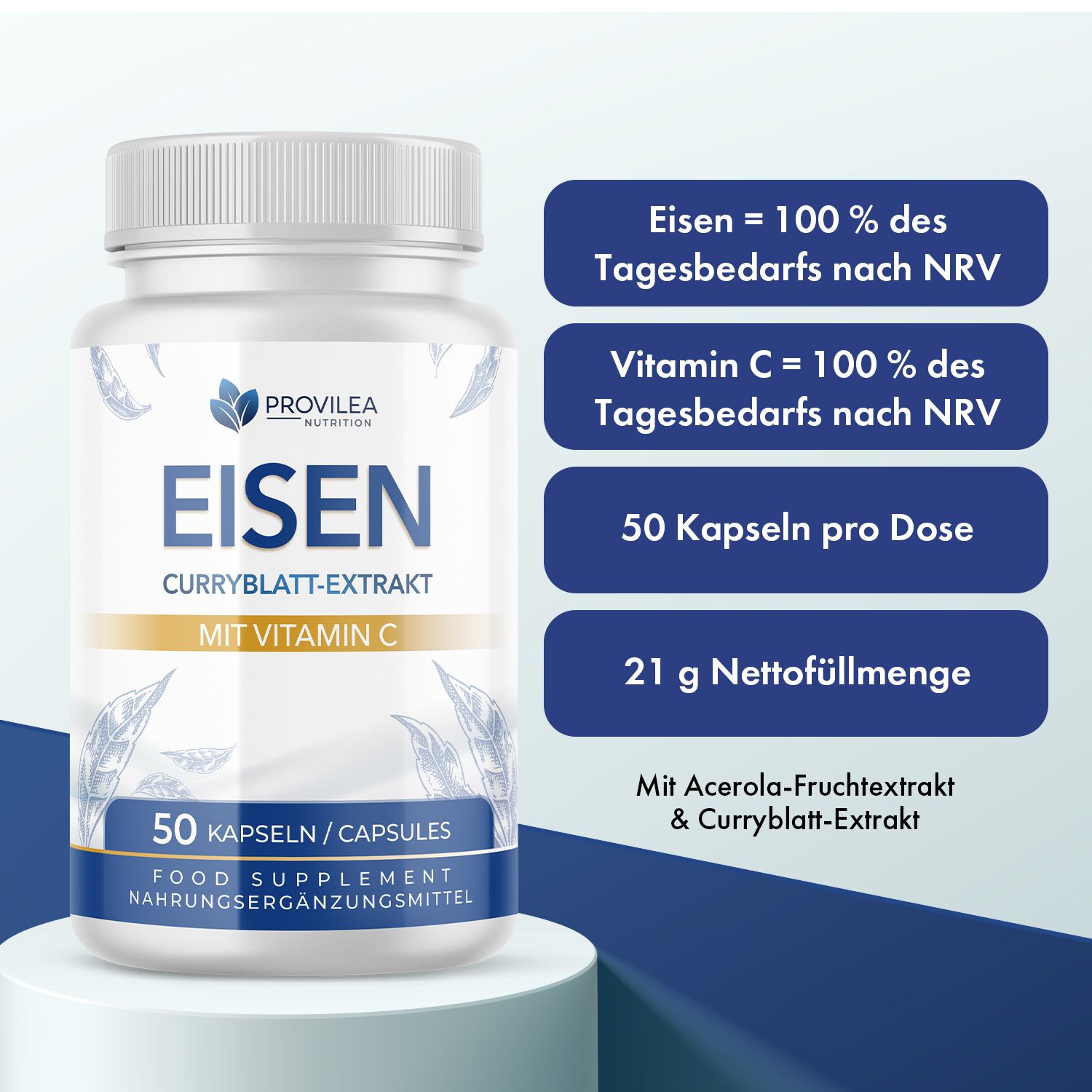 Provilea Nutrition Eisen Kapseln