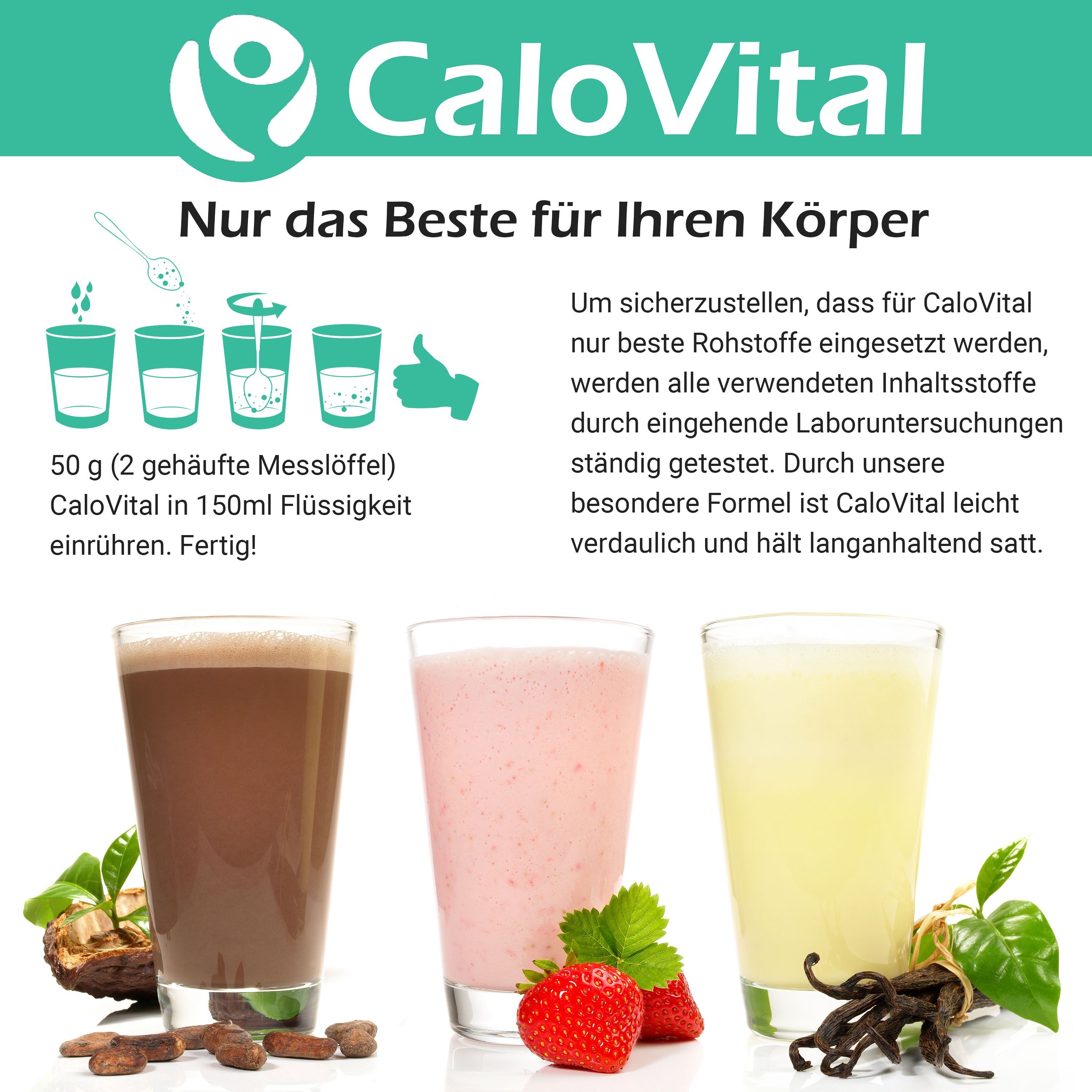 CaloVital | Hochkalorische Trinknahrung, Aufbaukost & Nahrung mit Vitaminen