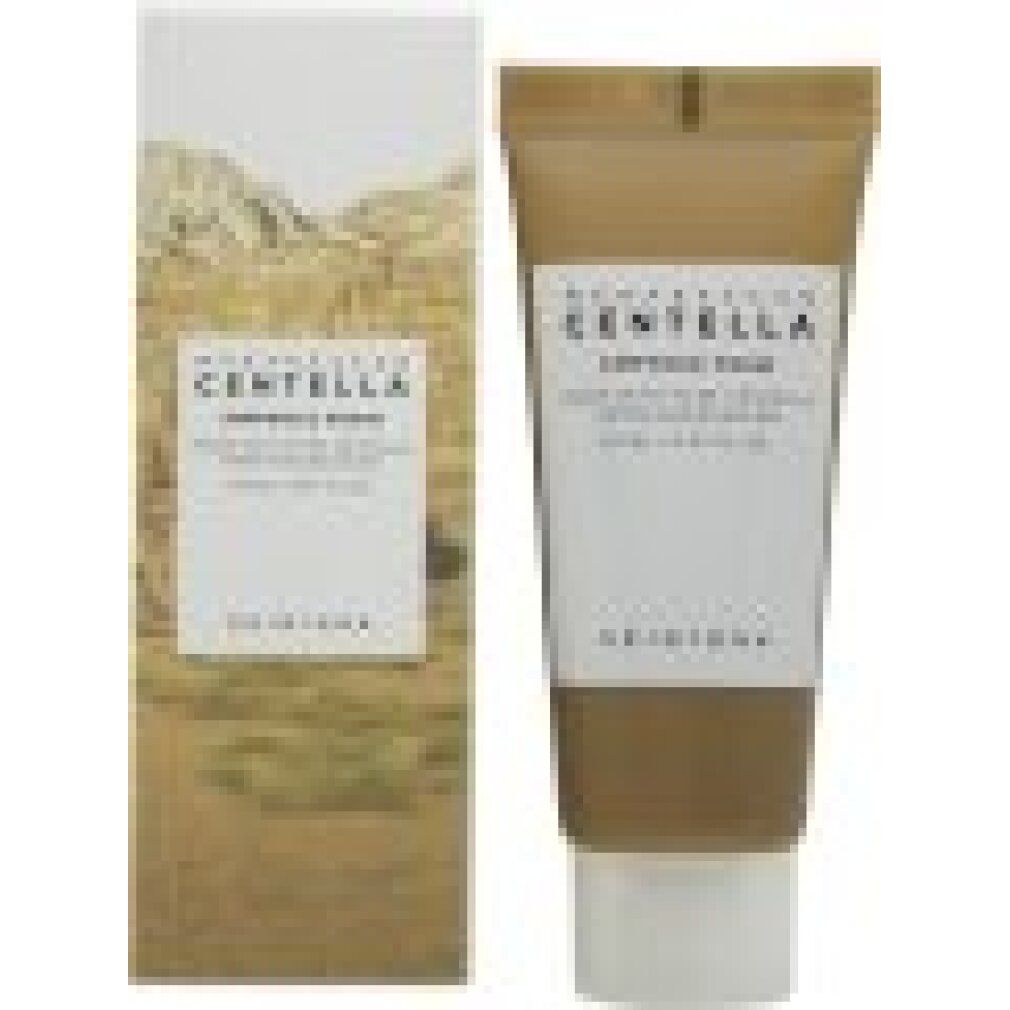 Goldene Tube SKIN1004 Centella Ampoule Foam und ihre Umverpackung.