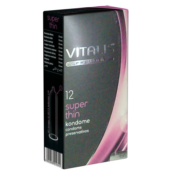 Vitalis PREMIUM *Super Thin* extra dünne Kondome für mehr Gefühlsechtheit