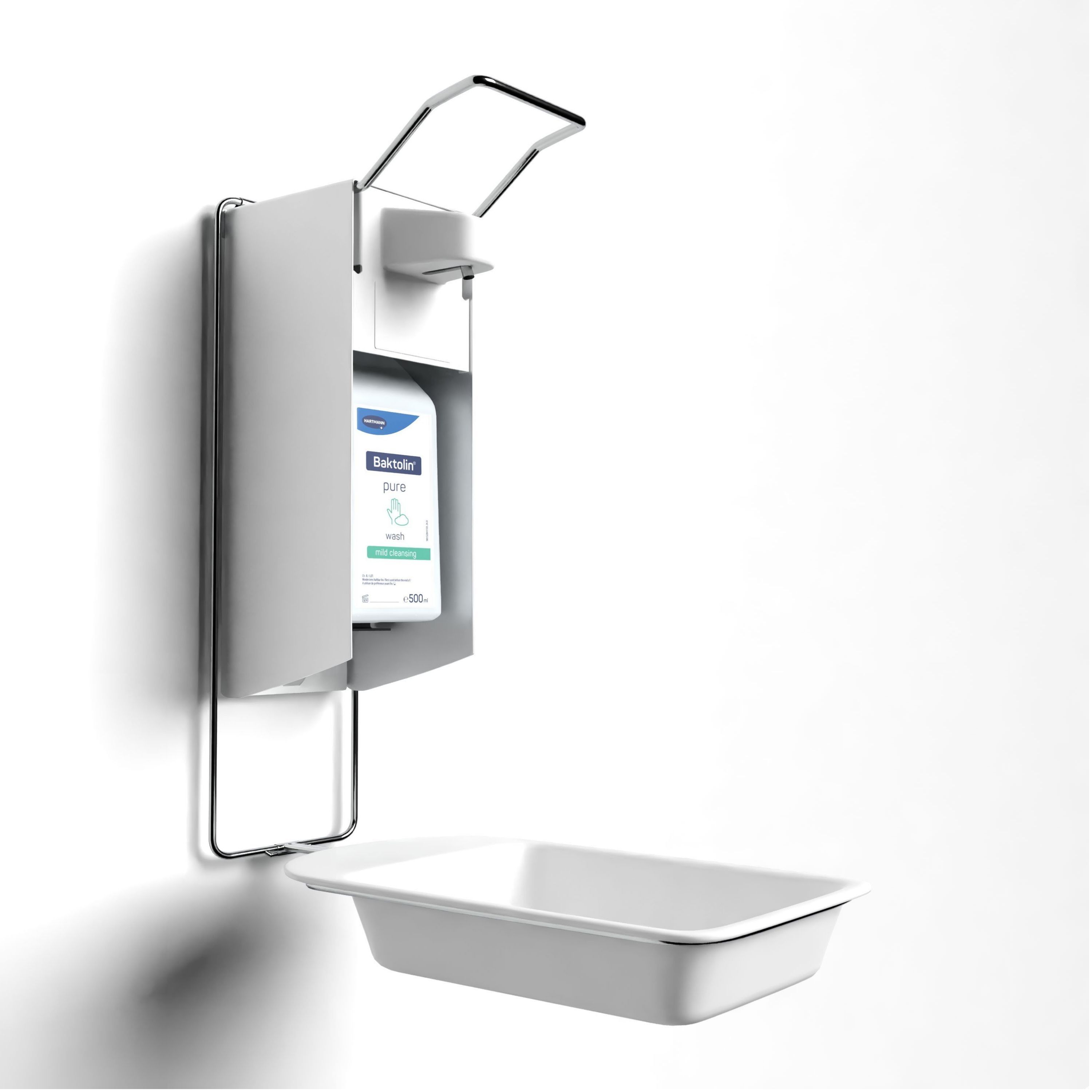 Horn Medical Wandspender inkl. Baktolin pure wash & Abtropfschale