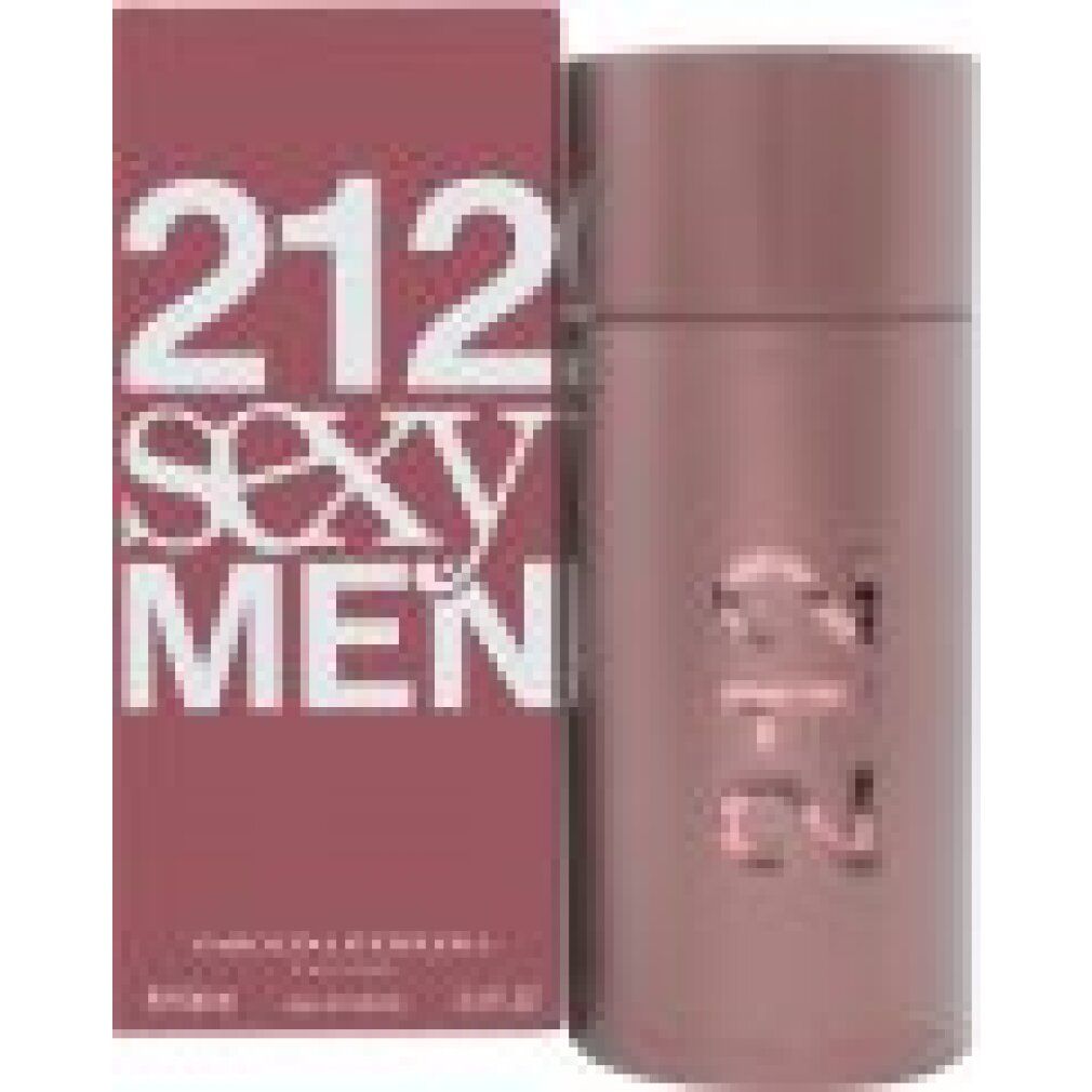 Zylindrischer Parfümflakon in Rosé-Gold. Aufschrift MEN SEXY. Ohne Verpackung.