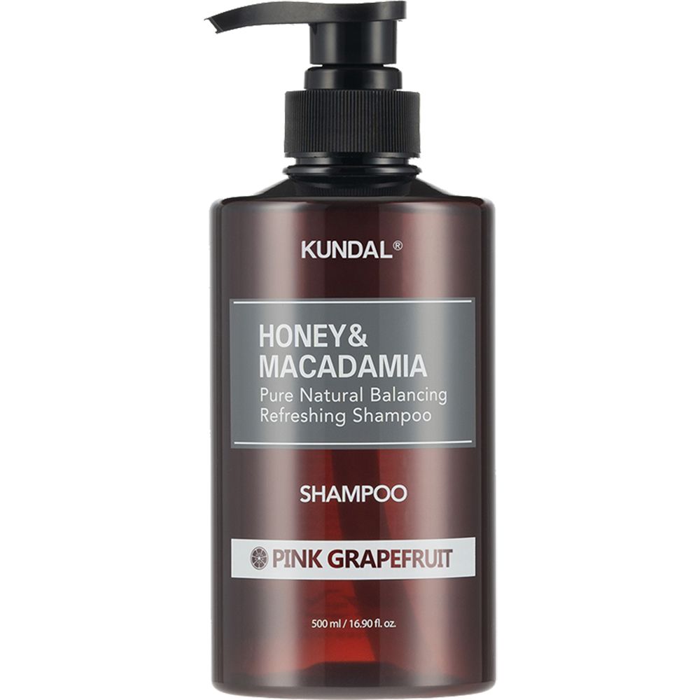 KUNDAL Honey & Macadamia Naturshampoo Pink Grapefruit – sulfatfrei