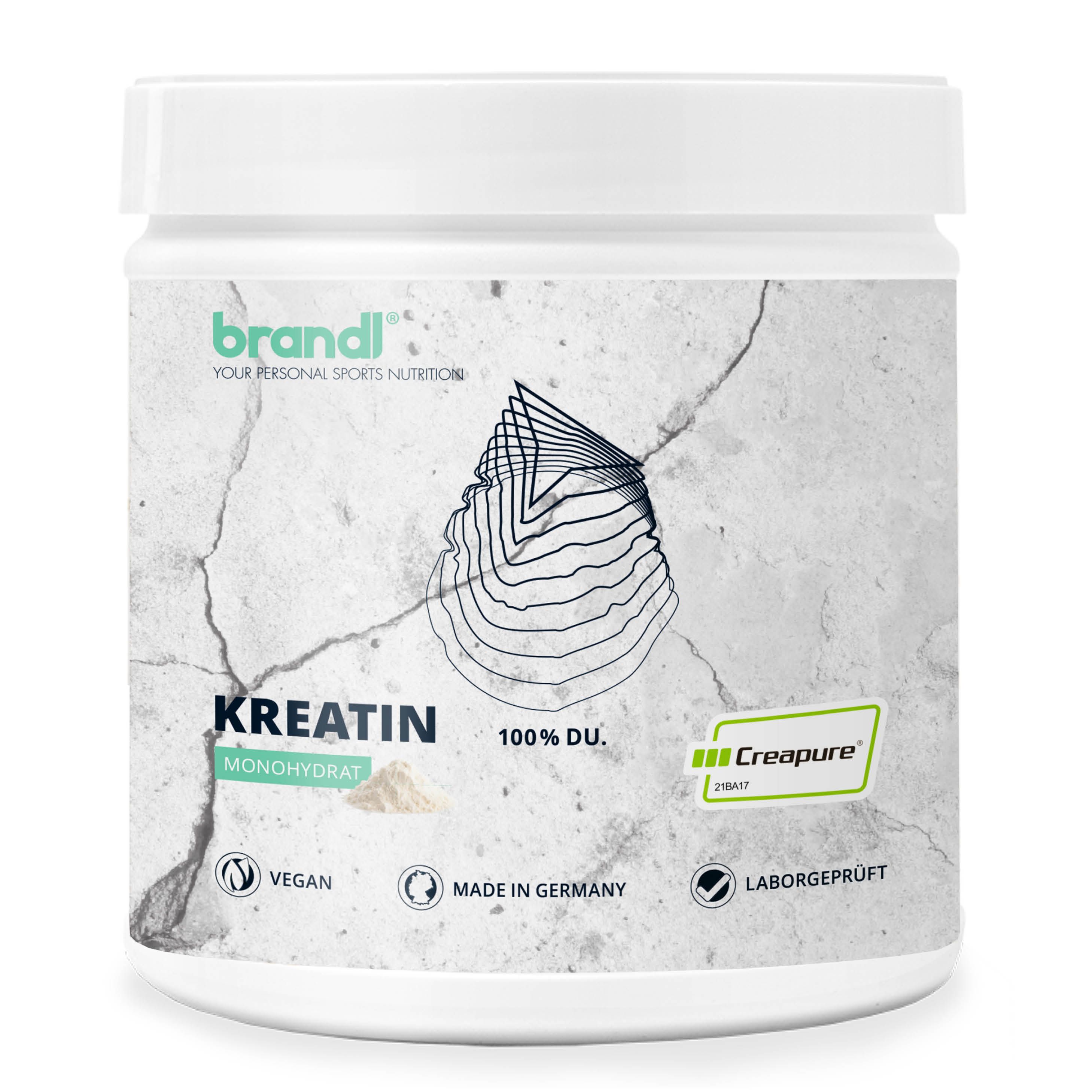 brandl® Kreatin Creapure Creatin Monohydrat Pulver | Made in Germany