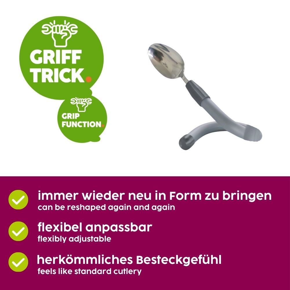 ORNAMIN Löffel mit biegsamem Griff