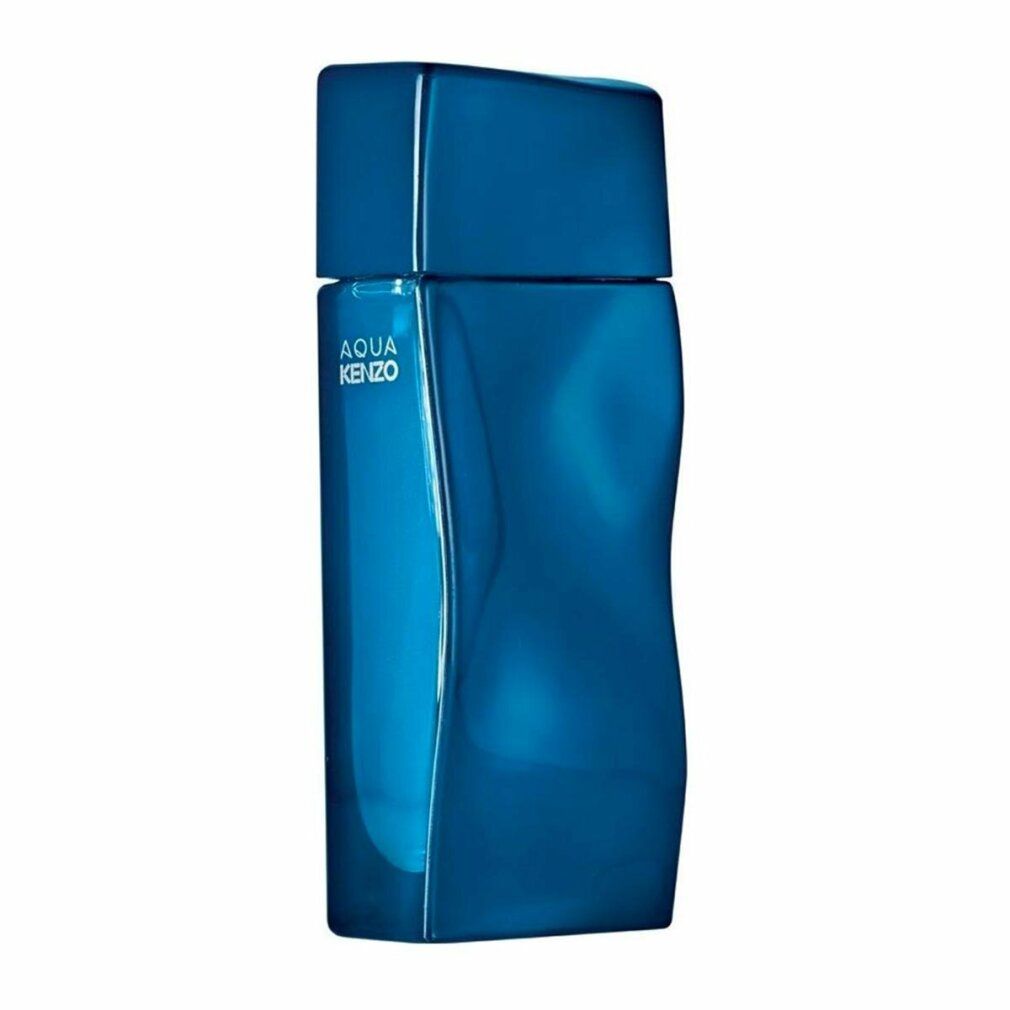 Blauer Flakon. Aufschrift: AQUA KENZO.