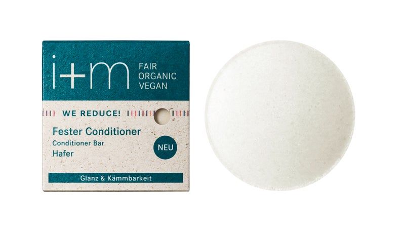 i+m Naturkosmetik RIDUCIAMO il balsamo solido all'avena