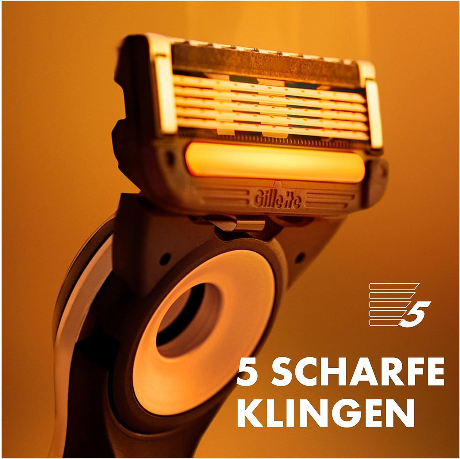 Gillette Labs Heated Nassrasierer, Rasierer mit Reinigungs-Element, 1 Griff 2 Klingen, Geschenk für