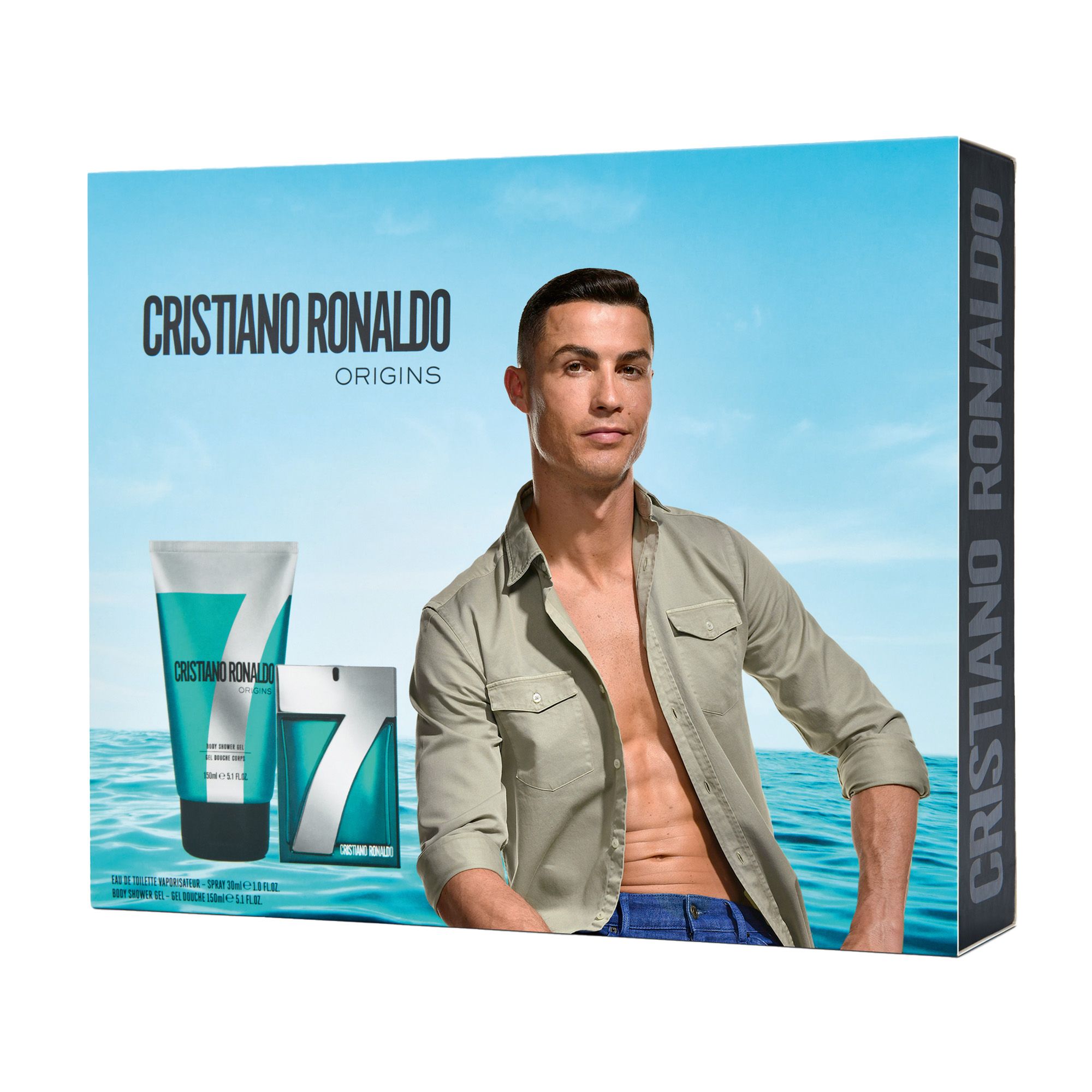 Cristiano Ronaldo 7Origins Set Eau de Toilette + Shower Gel