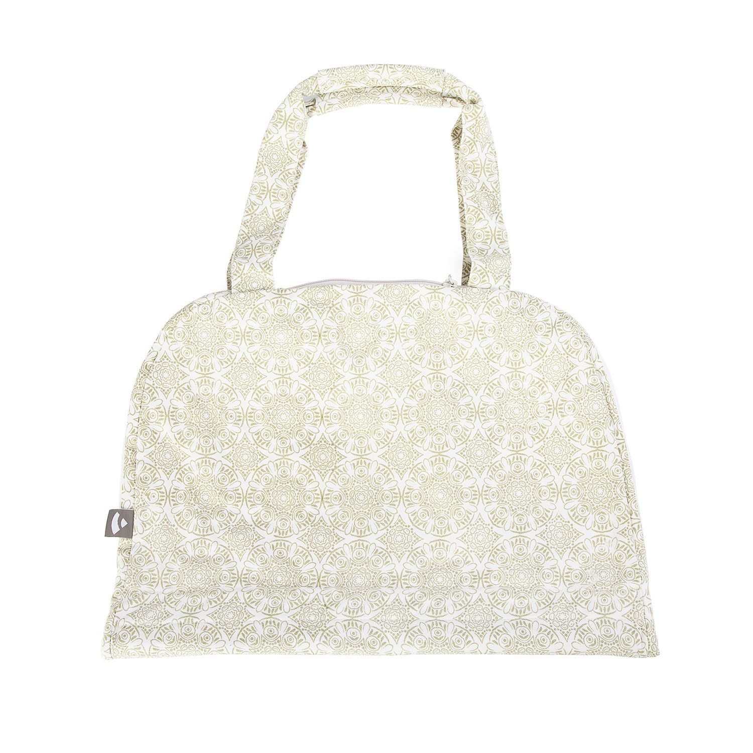 Maharaja Collection: Gemusterte Yoga Bag NAMASTÉ "Madurai", ecru