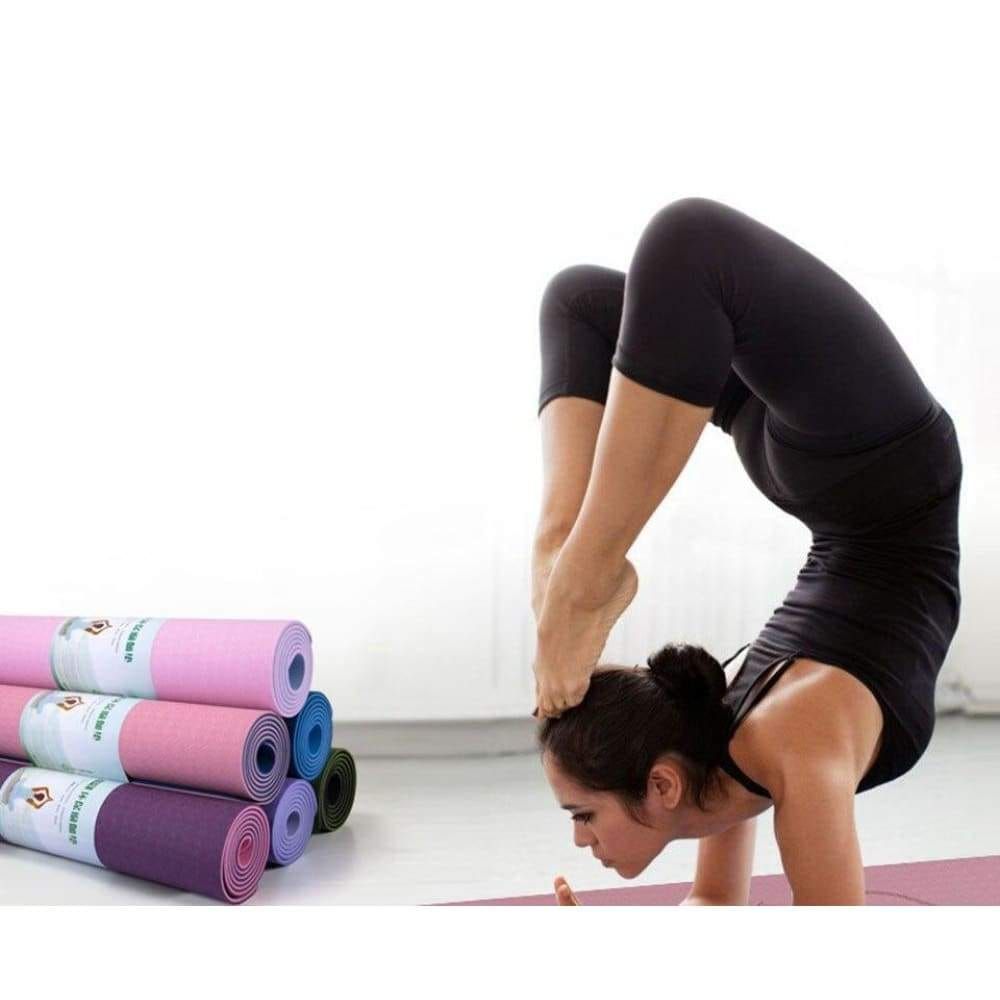 Sport-Knight® Yoga Matte mit Tasche Blau