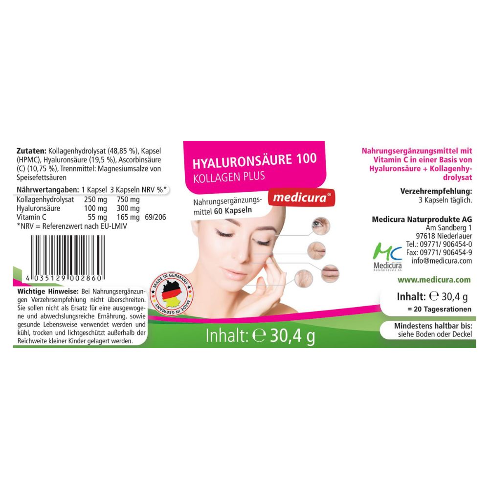 Hyaluronsäure 100 Kollagen Plus