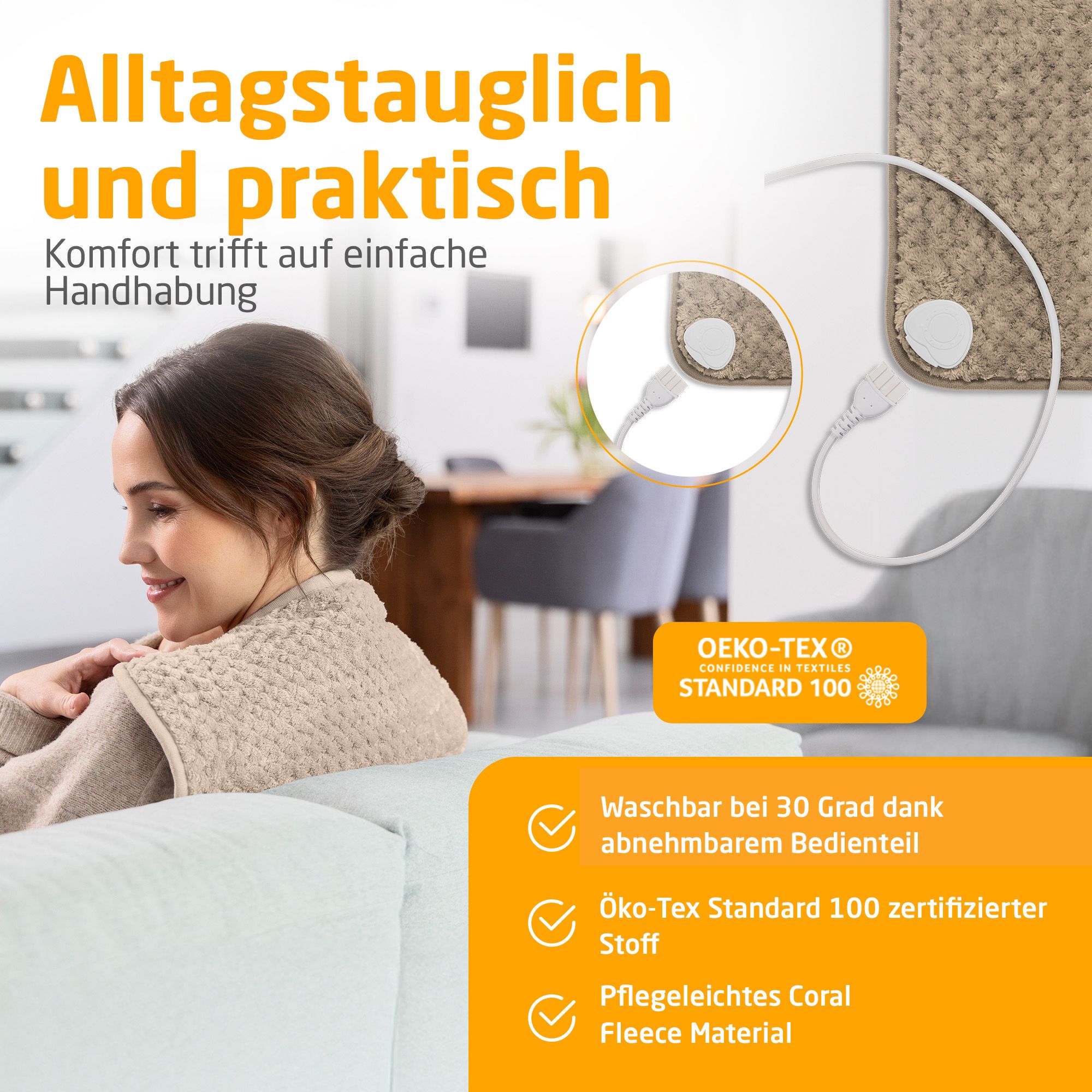 medisana HP 519 Heizkissen - cloud creme