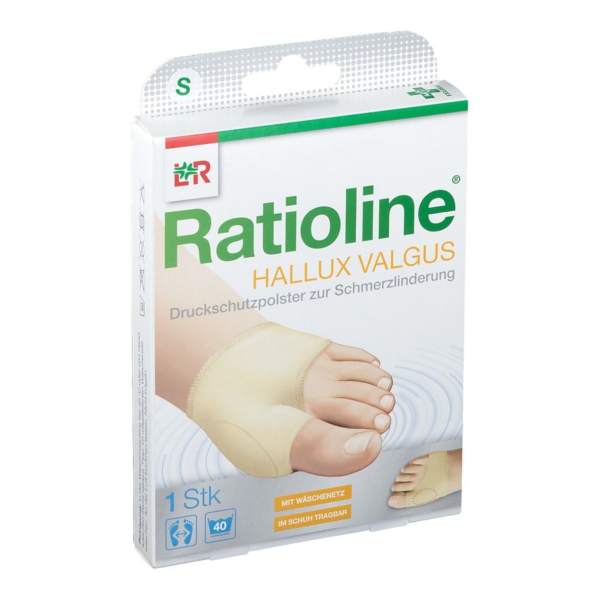 Ratioline® Hallux Valgus Druckschutzpolster S