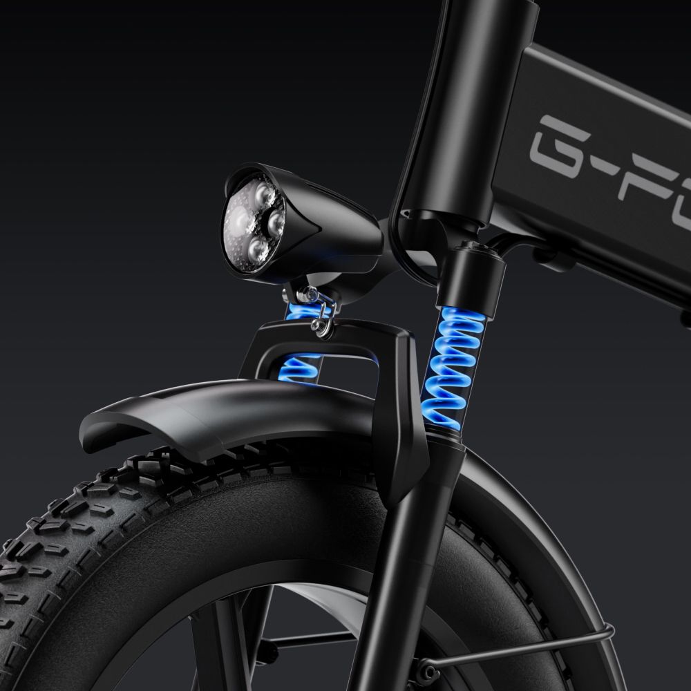 G-FORCE RC ST Faltbares E-Bike mit 20" x 4,0" Fatbike-Reifen, 48 V, 20 Ah