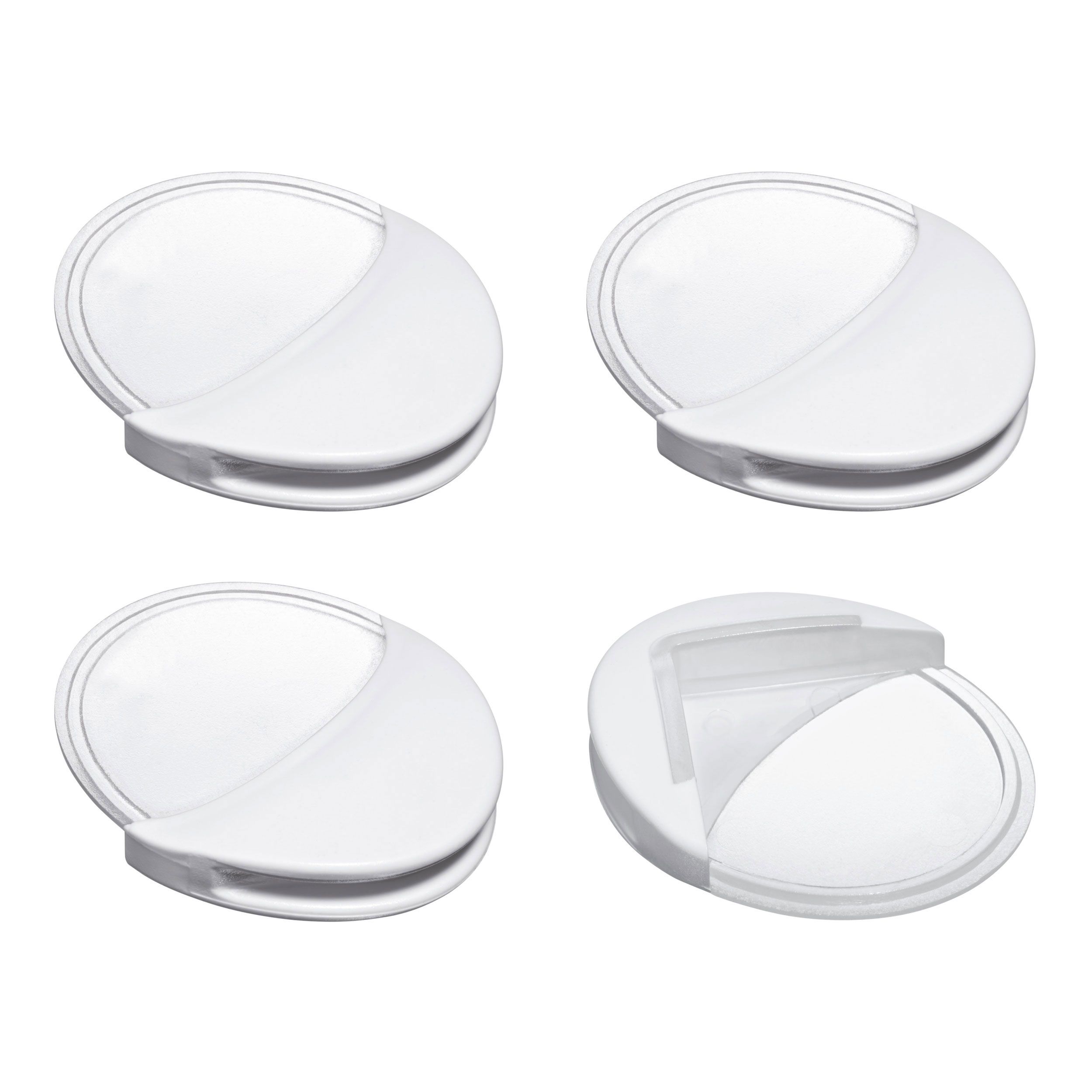 reer Eckenschutz, 4er Set, Kindersicherung, Weiß / Transparent