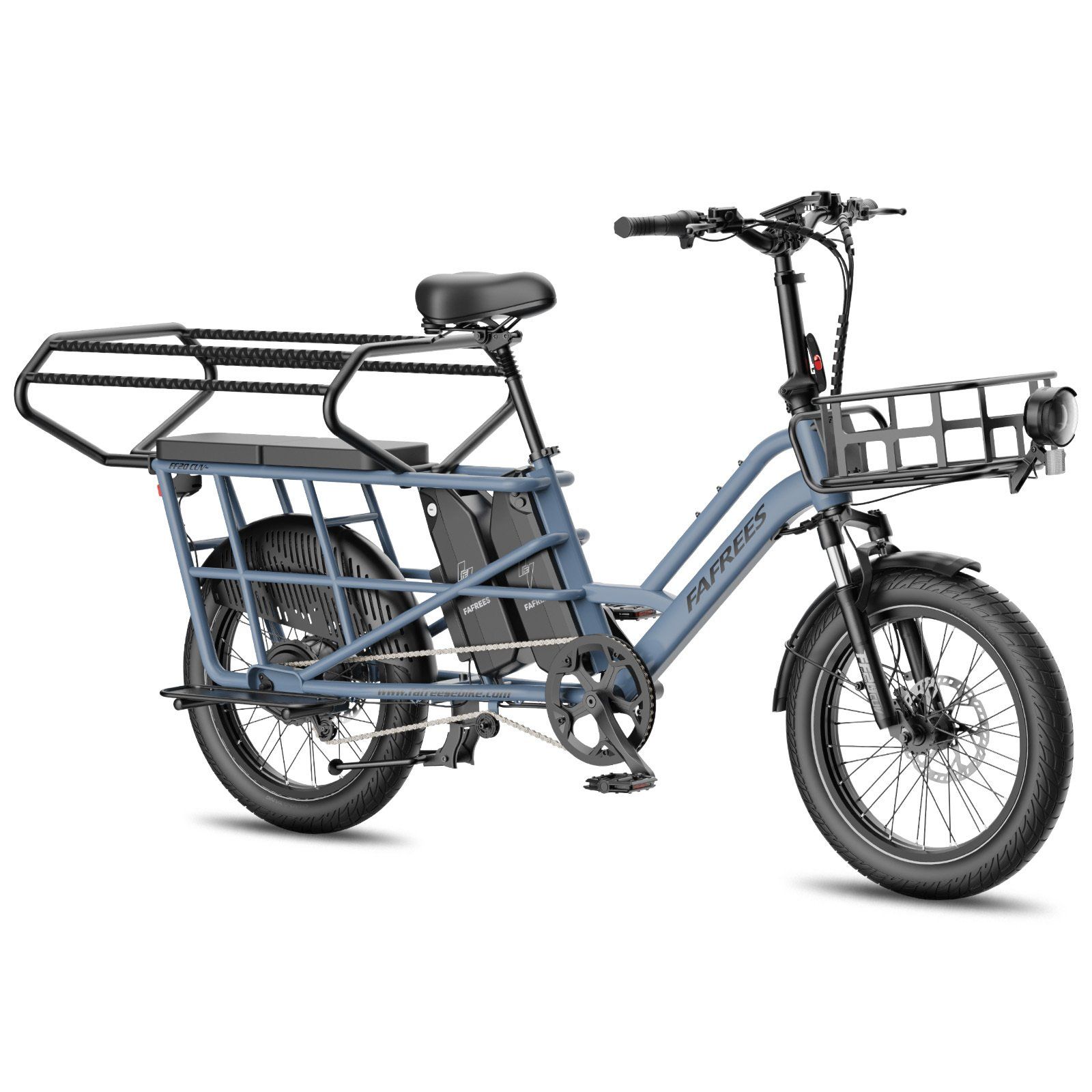 FAFREES FF20 CUV Modulares Longtail-E-Bike – Dual-Akku 30 Ah
