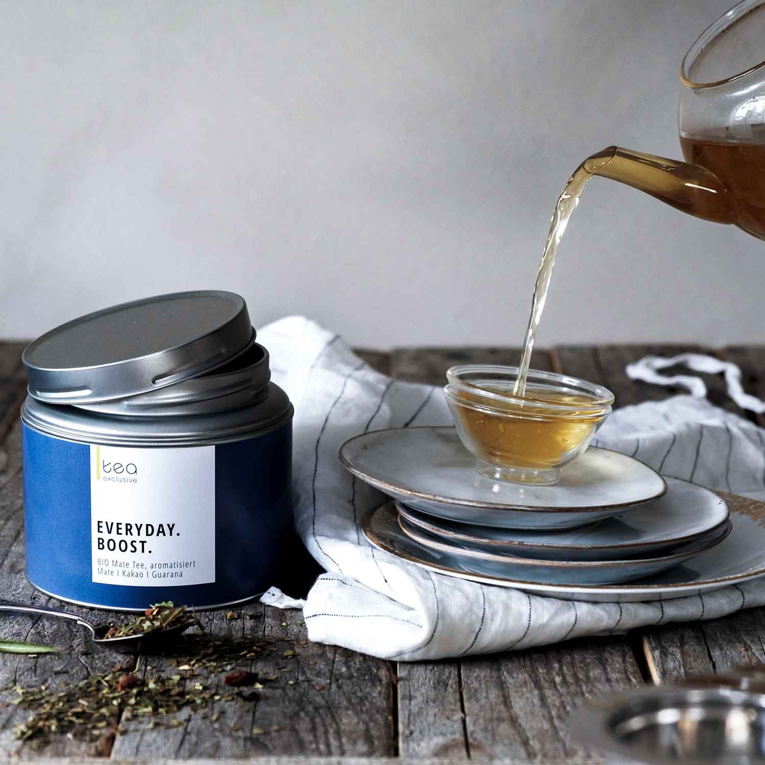 tea exclusive - Everyday Boost Wellness Tee bio