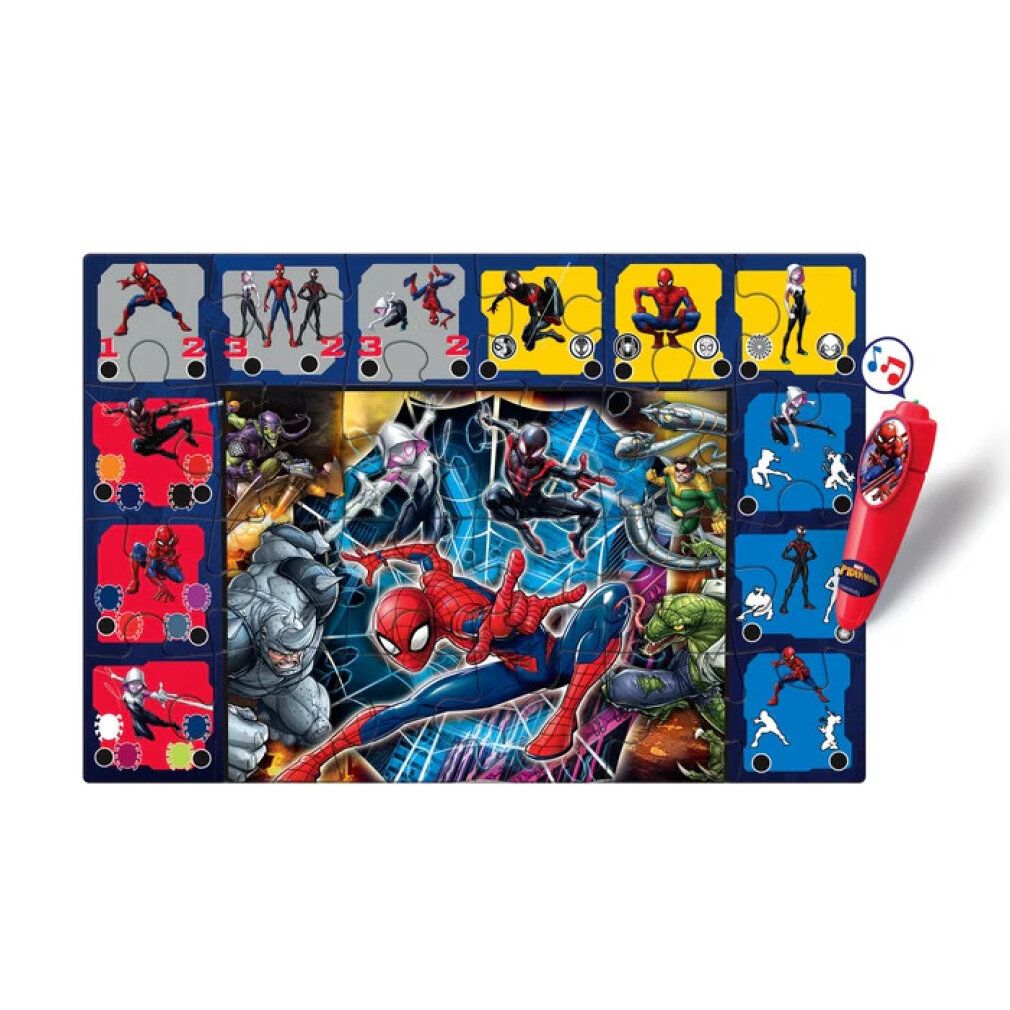 clementoni Bodenpuzzle mit interaktivem Stift Spiderman 24 dlks