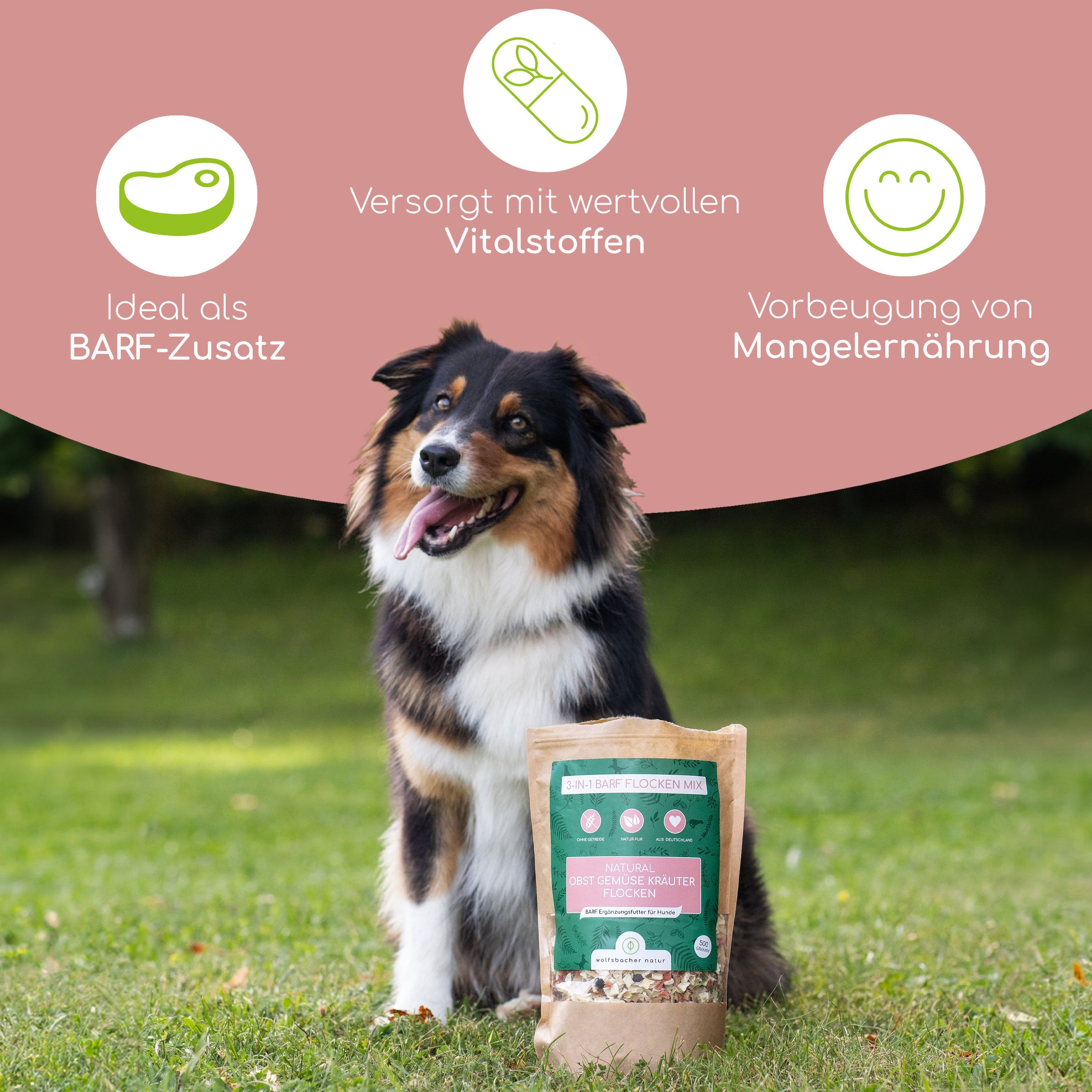 Wolfsbacher Natur Obst Gemüse Kräuter Flocken