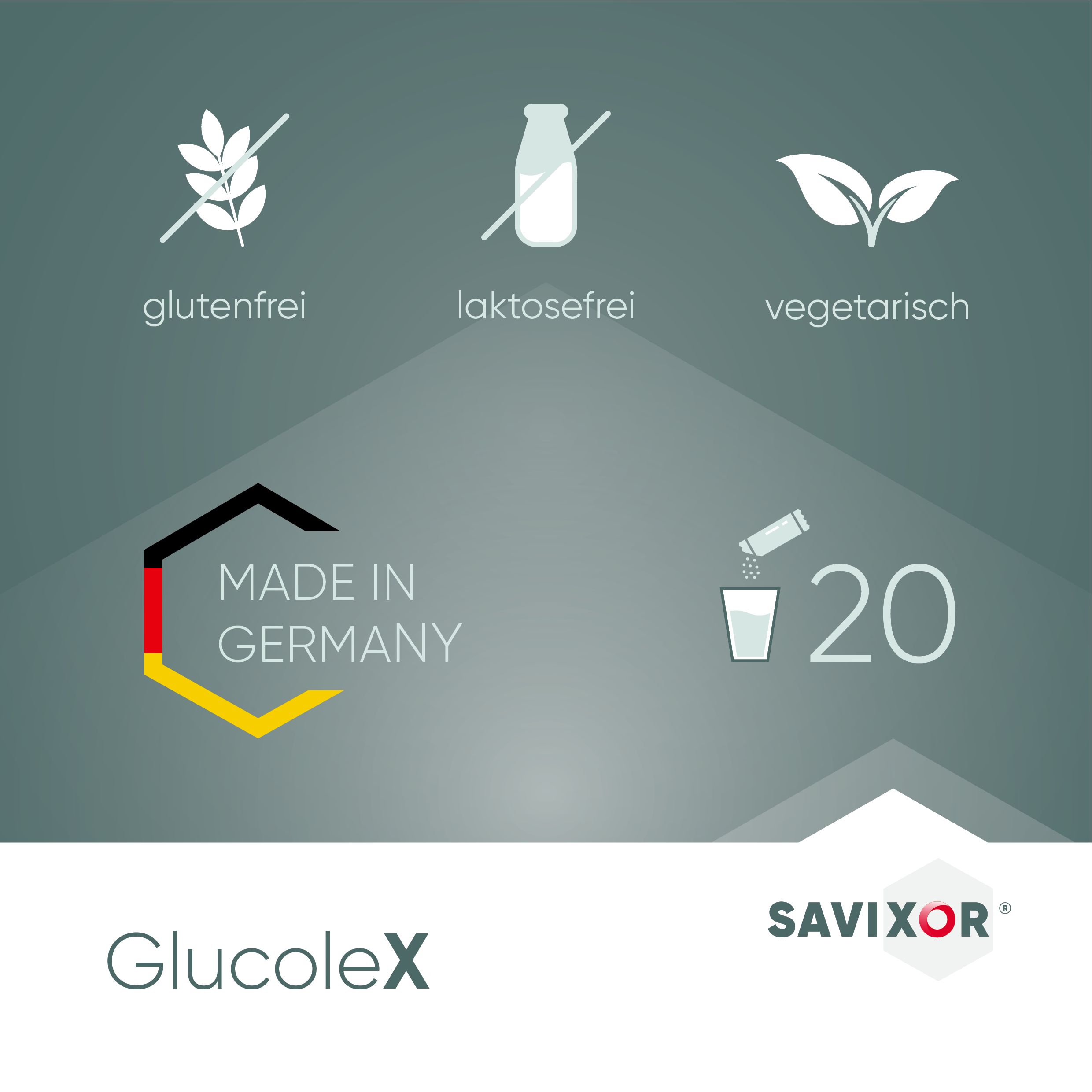 Savixor GlucoleX Vitamin-Komplex pulver, Sachet