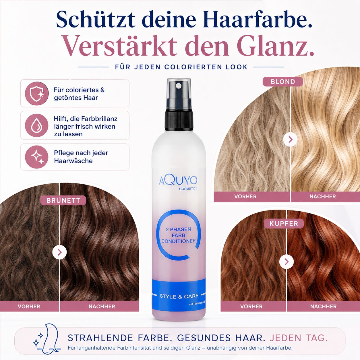 Style & Care 2-Phasen Farb-Conditioner für beanspruchtes und gefärbtes Haar