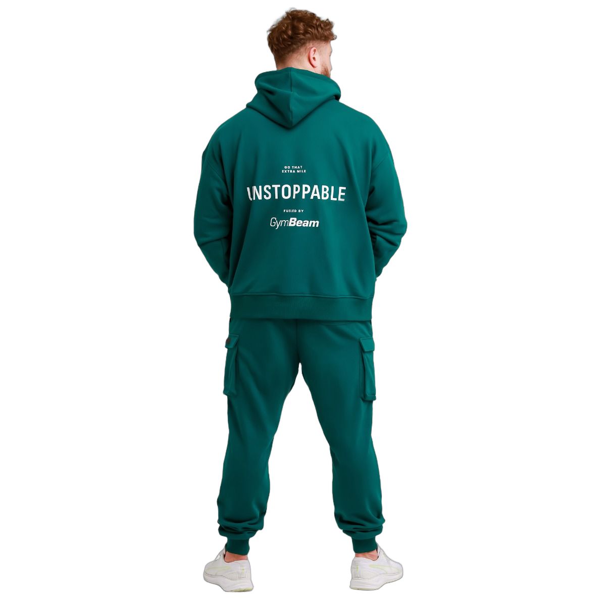 GymBeam Jogginghose Herren regular im Cargo-Stil in Green