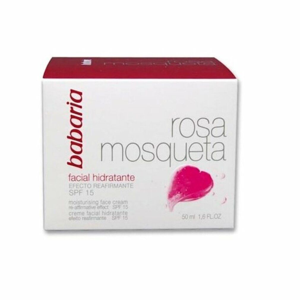 Babaria Face Cream 24 Hour Moisture Rose hip Oil Spf15