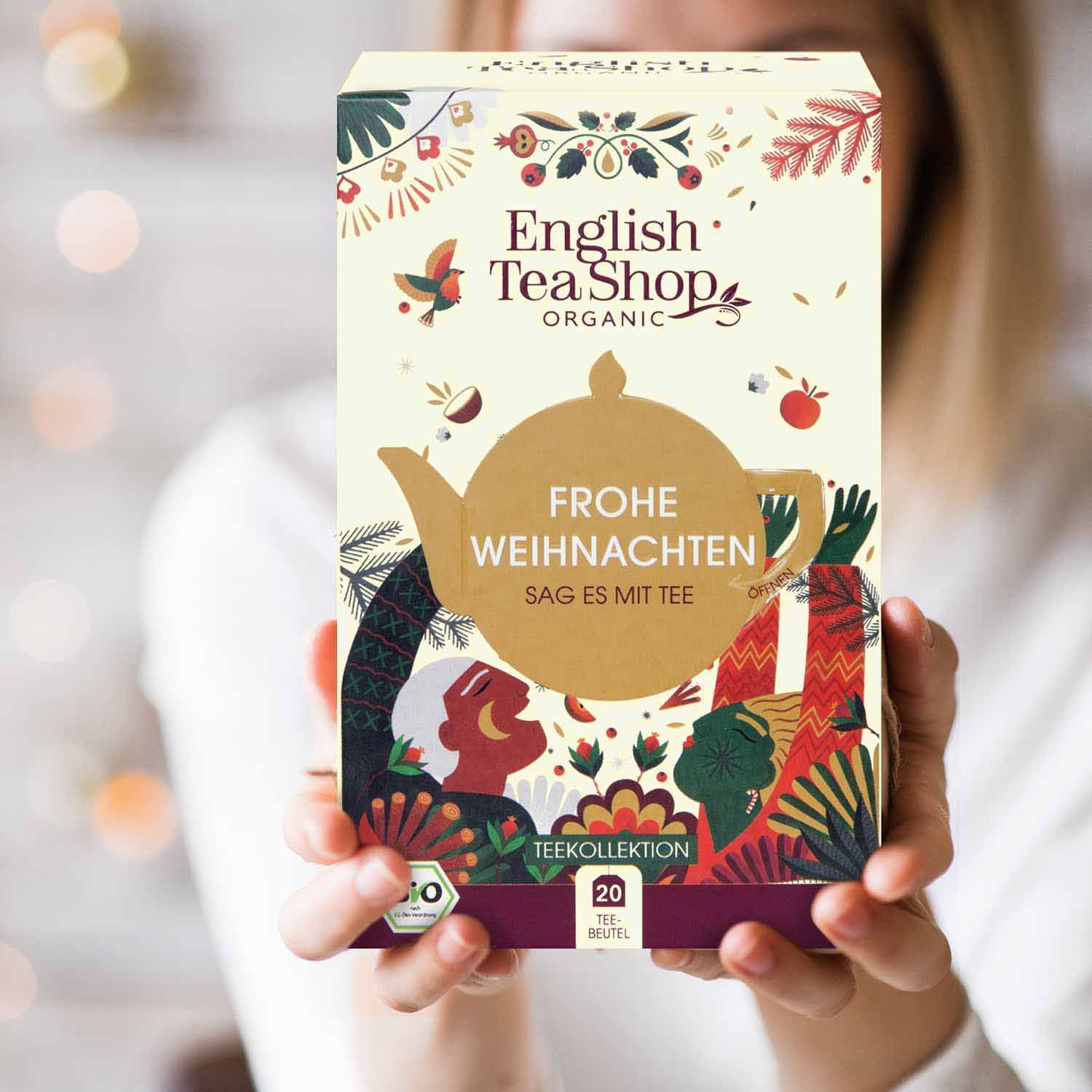 ETS - Frohe Weihnachten Teegeschenk bio