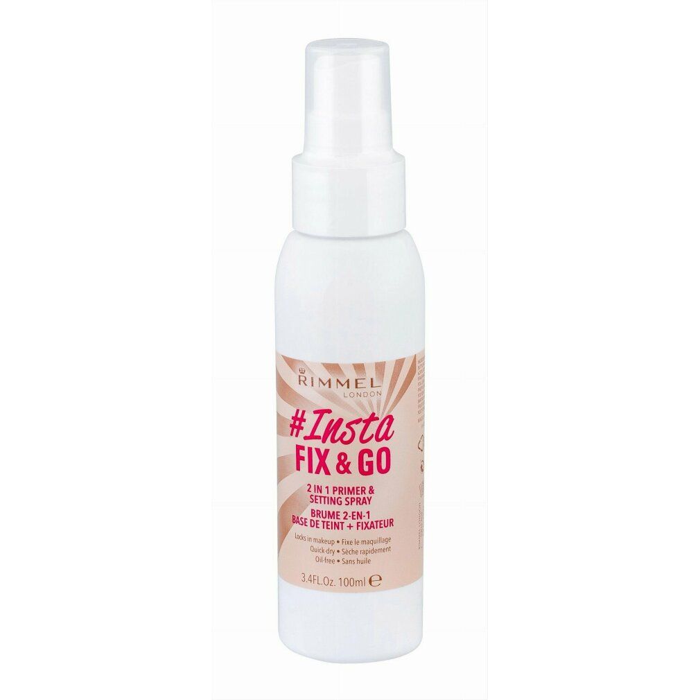 Rimmel London Lasting Finish Fix y Go 2 In 1 Primer and Setting Spray 100 0,1 l