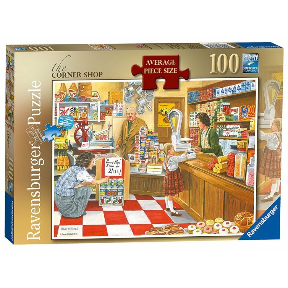 ravensburger Straßenecke Ladenpuzzle 100 Teile