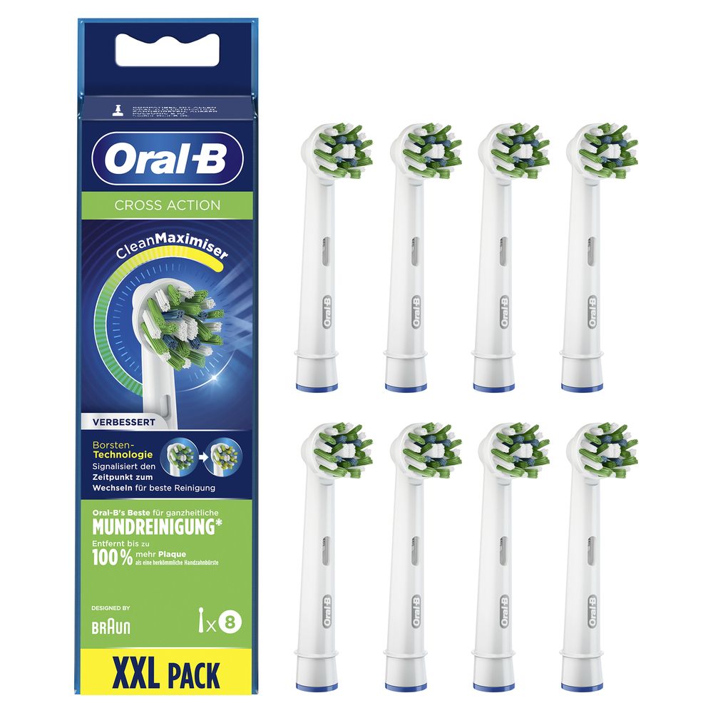 Oral-B - Aufsteckbürsten "Cross Action CleanMaximizer"