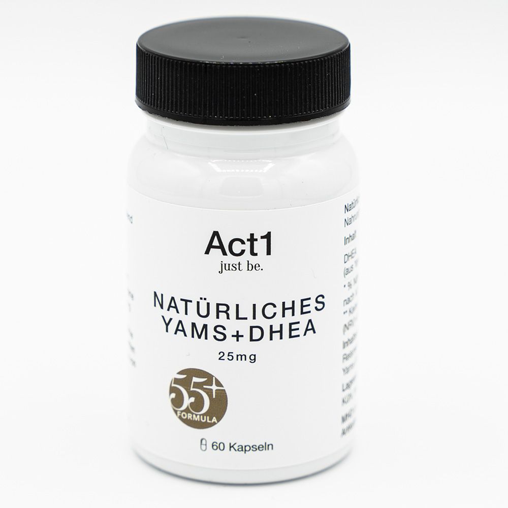 Natürliches Yams+DHEA 25mg - Act1 just be.
