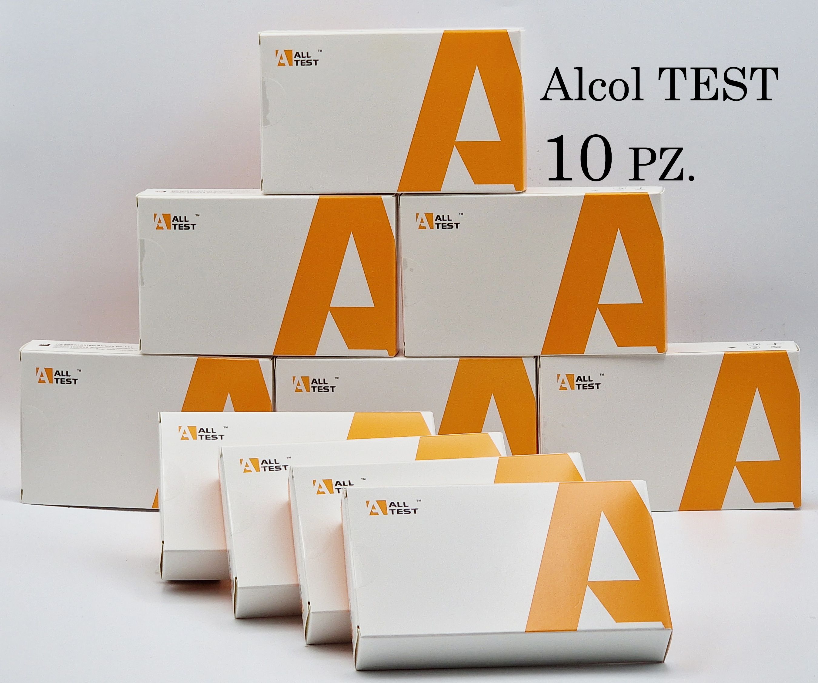 ALLTEST Alcol Test Salivare 10 Pezzi