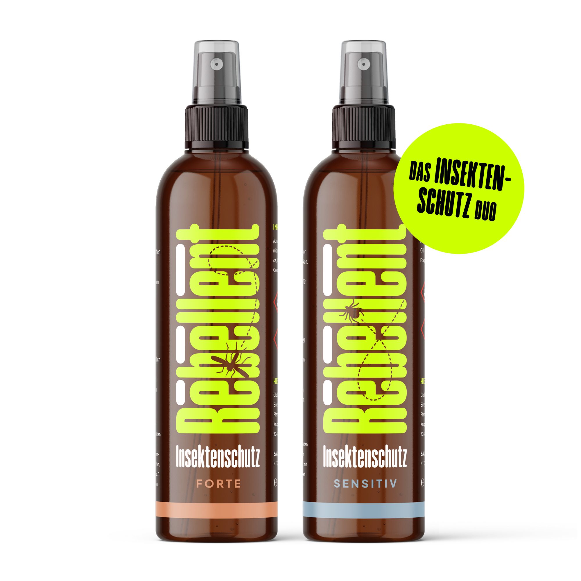 Rebellent Insektenschutzspray Set – FORTE & SENSITIV - SPAR-SET