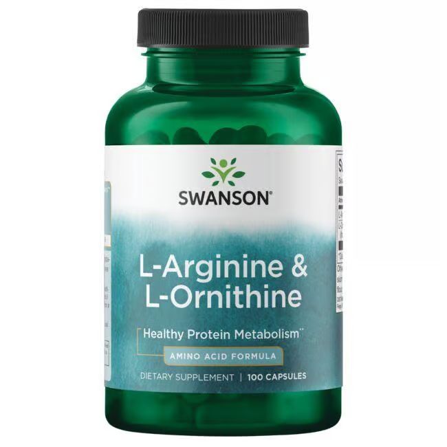 Swanson L-Arginin & L-Ornithin 100 Pc