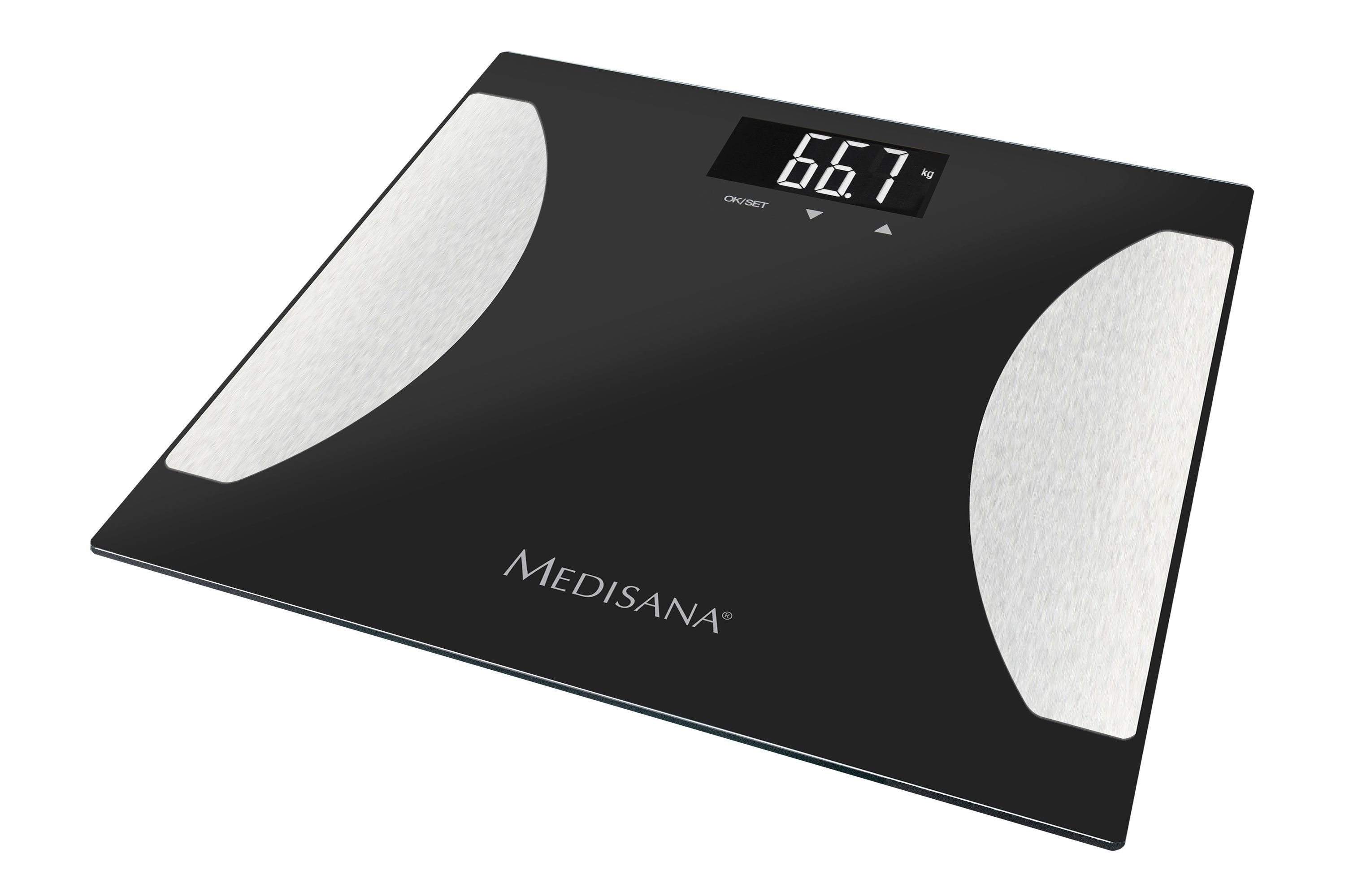 medisana BS 475 Körperanalysewaage | bis 180 KG | Personenwaage mit Bluetooth App | mit BMI-Rechner